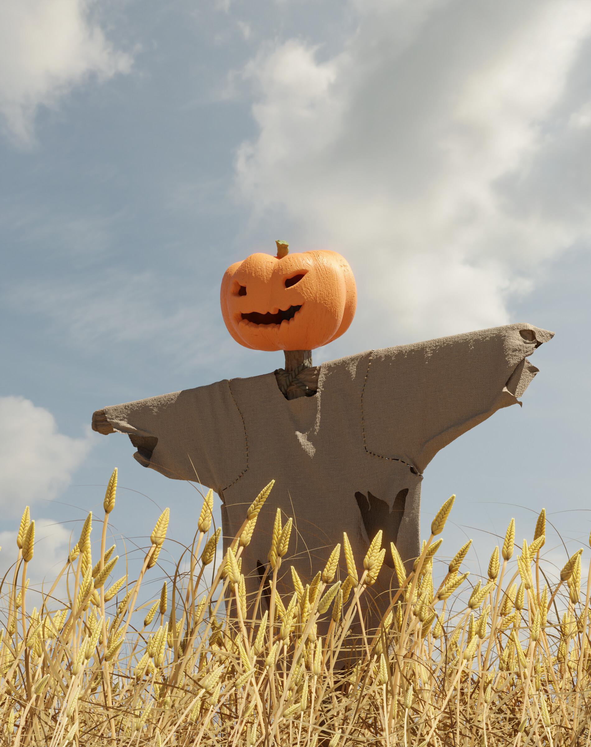 1900x2400 Scarecrows And Pumpkins Wallpaper and Background 4K, HD, Dual Screen