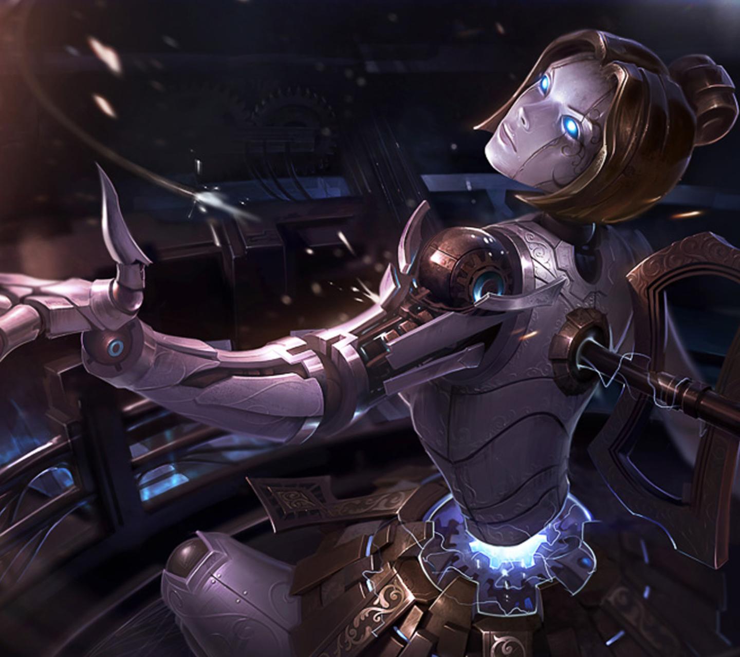 1440x1280 Orianna of Legends Wallpaper for Samsung Galaxy A5
