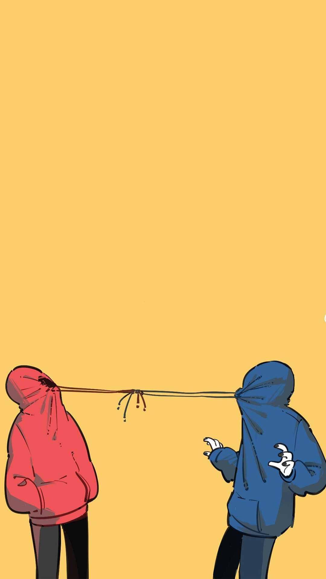 1080x1920 Download Matching Bff Hoodies Wallpaper