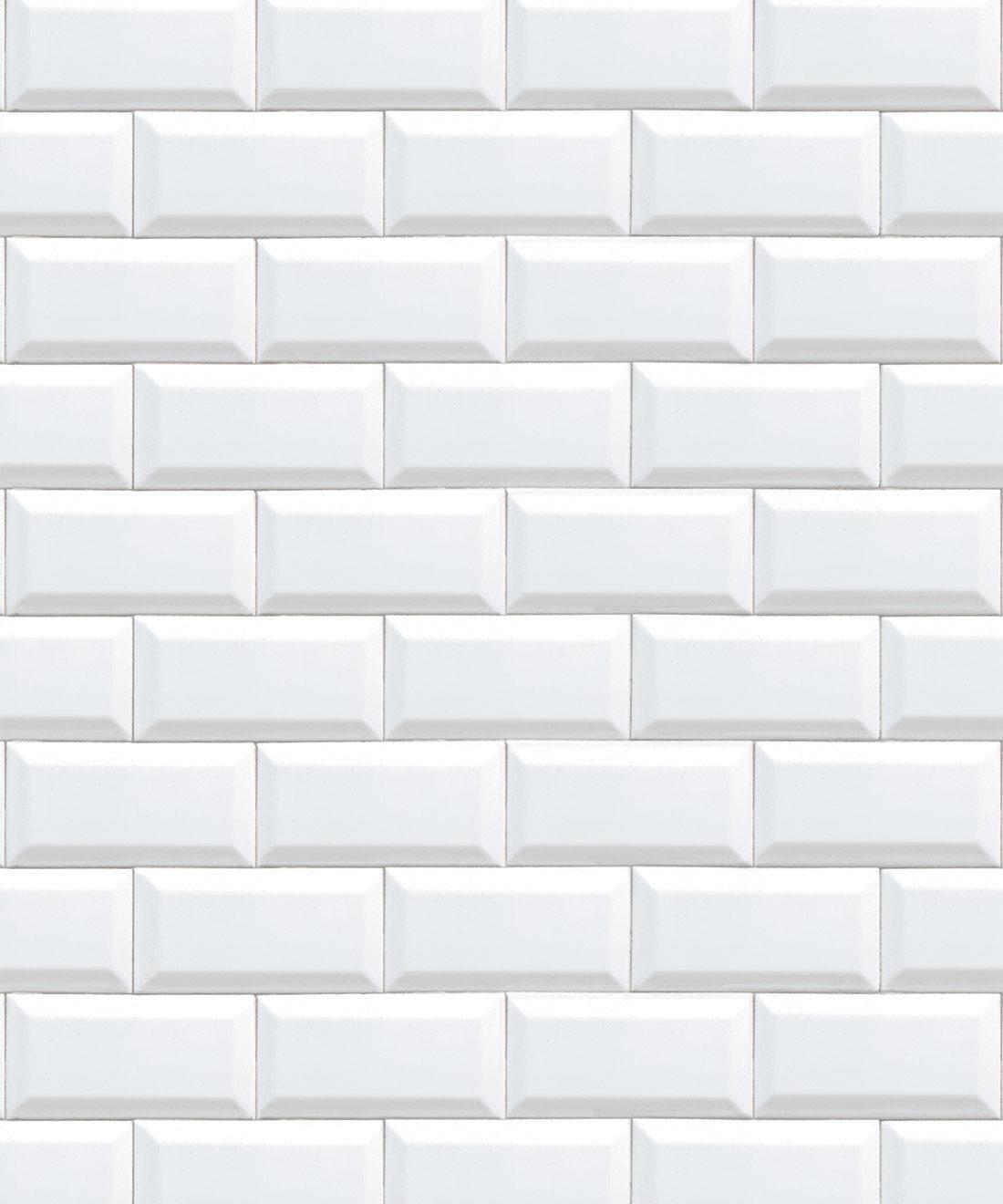 1100x1320 White Subway Tiles Wallpaper • Minimal