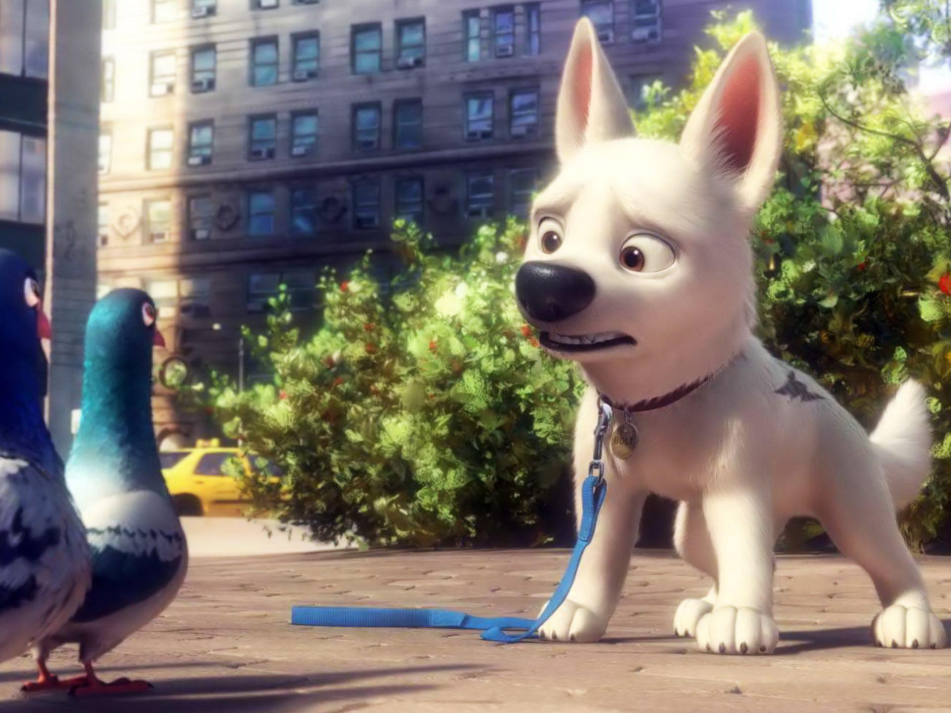 1920x1440 Bolt Dog Cartoon Background Free Download