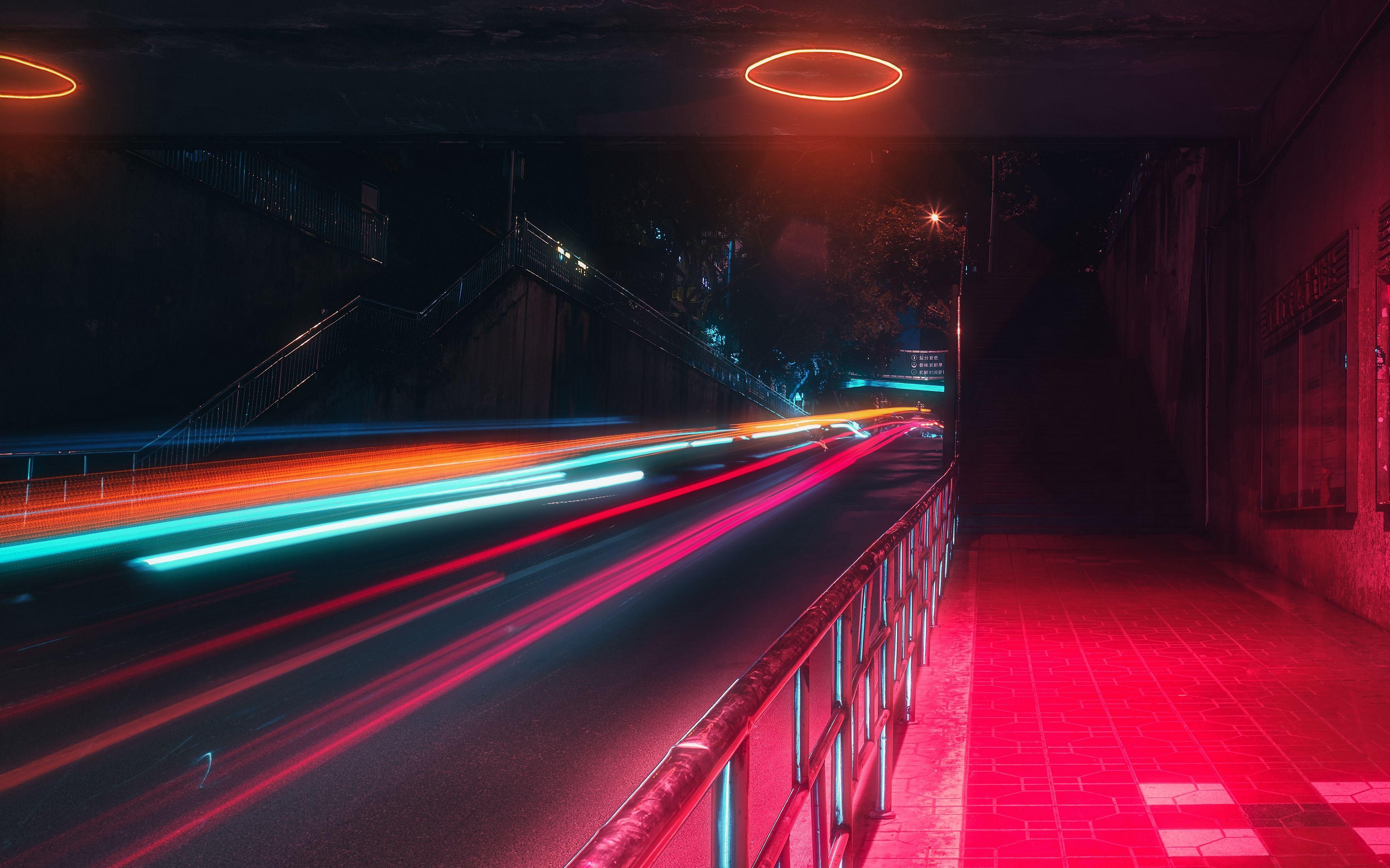 3840x2400 Neon Wallpaper