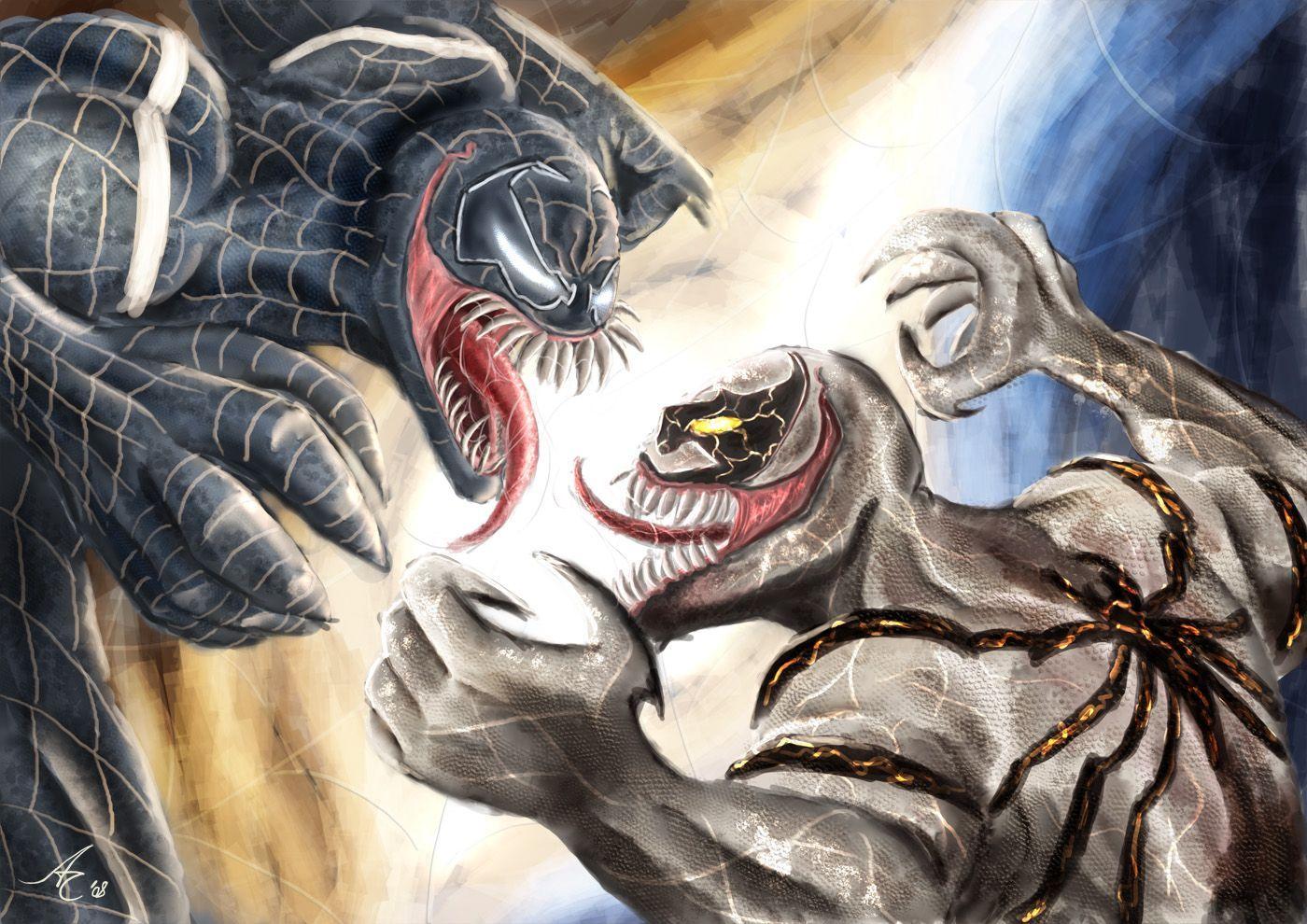 1400x990 Anti Venom Wallpaper. Symbiotes. Venom, Anti venom marvel, Venom