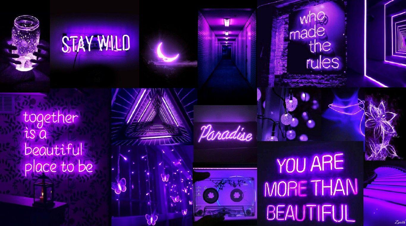 1366x761 Neon Purple aesthetic wallpaper laptop. Purple aesthetic, Purple aesthetic background, Aesthetic wallpaper