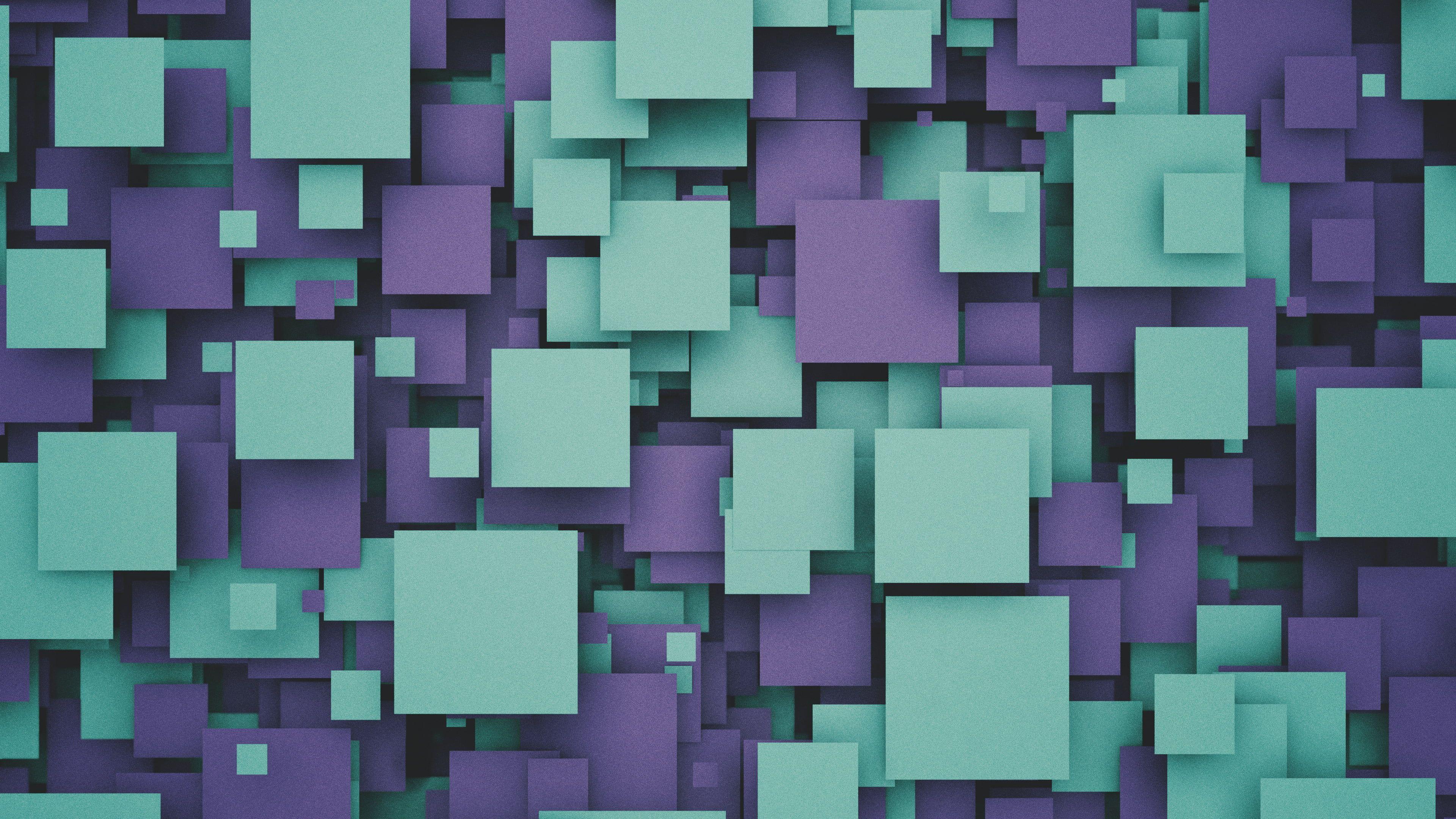 3840x2160 Purple and Teal Wallpaper