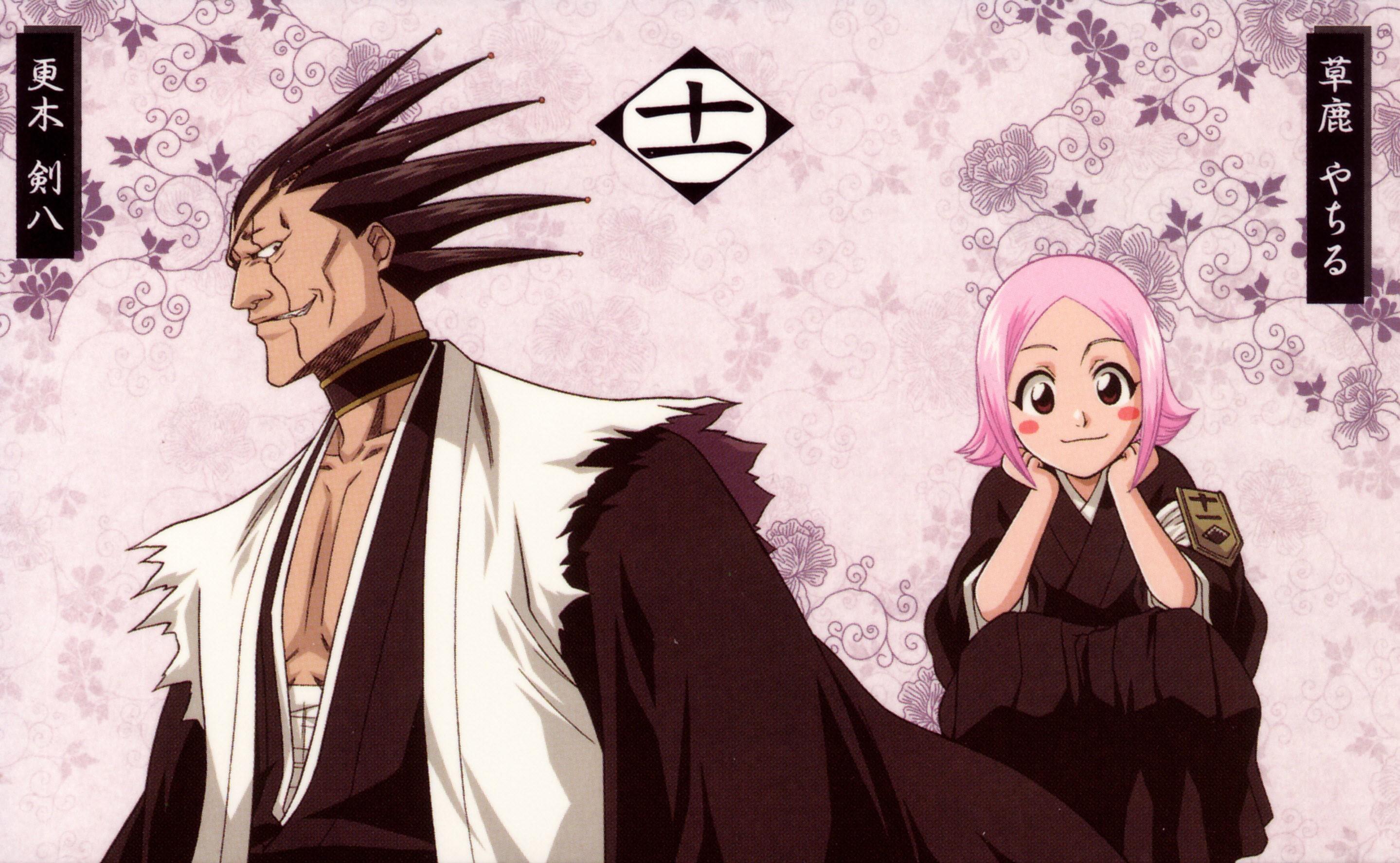 2878x1774 Wallpaper / Bleach, anime, Zaraki Kenpachi, Kusajishi Yachiru free download
