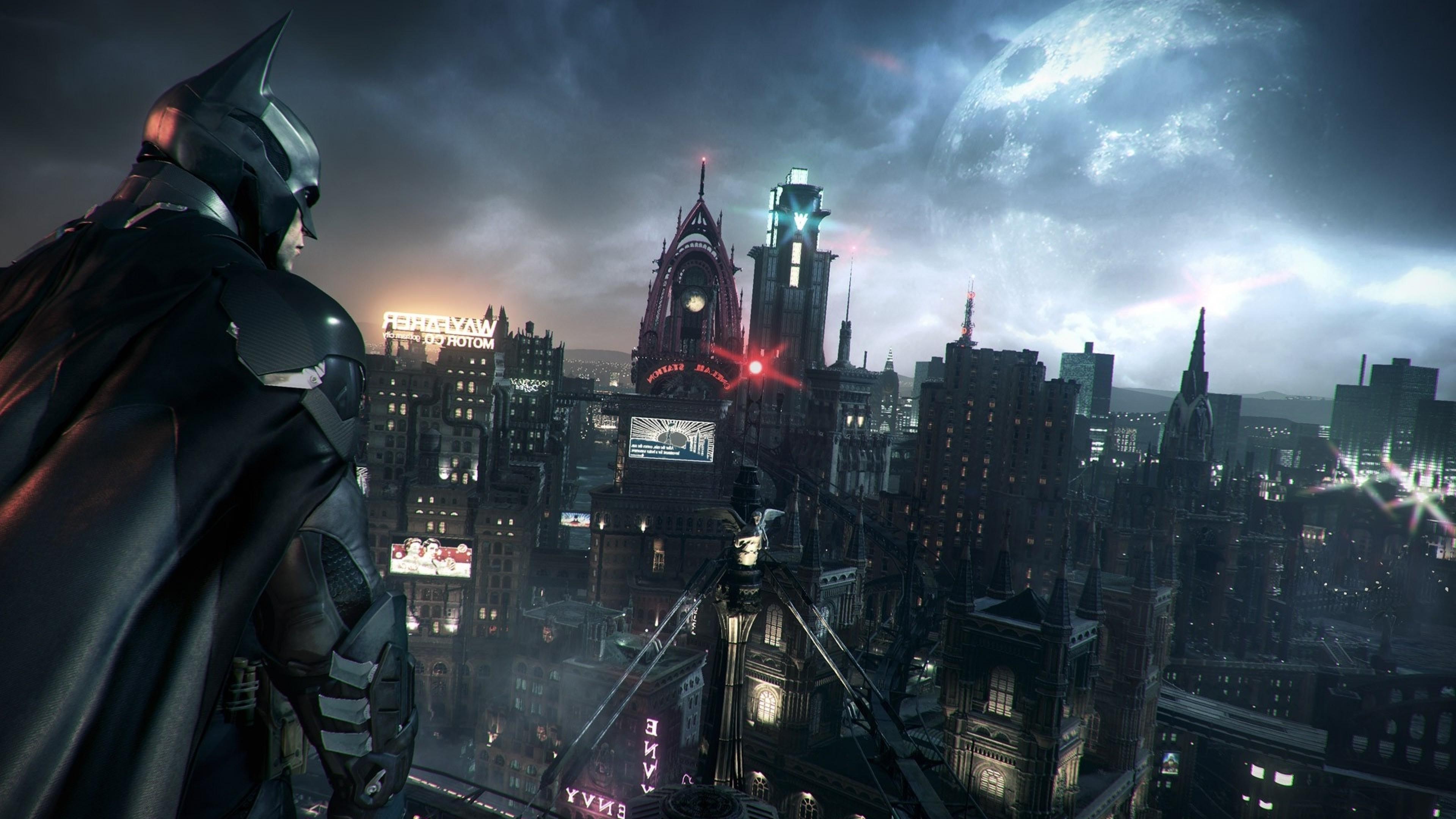 3840x2160 Full HD batman arkham knight rocksteady studios batman gotham city video games wallpaper