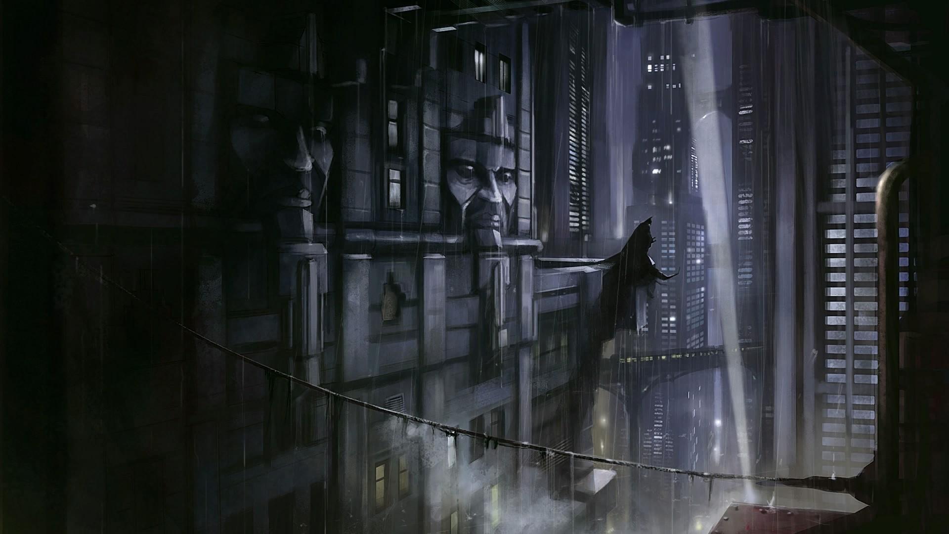 1920x1080 Full HD 1080p Gotham City wallpaper free download