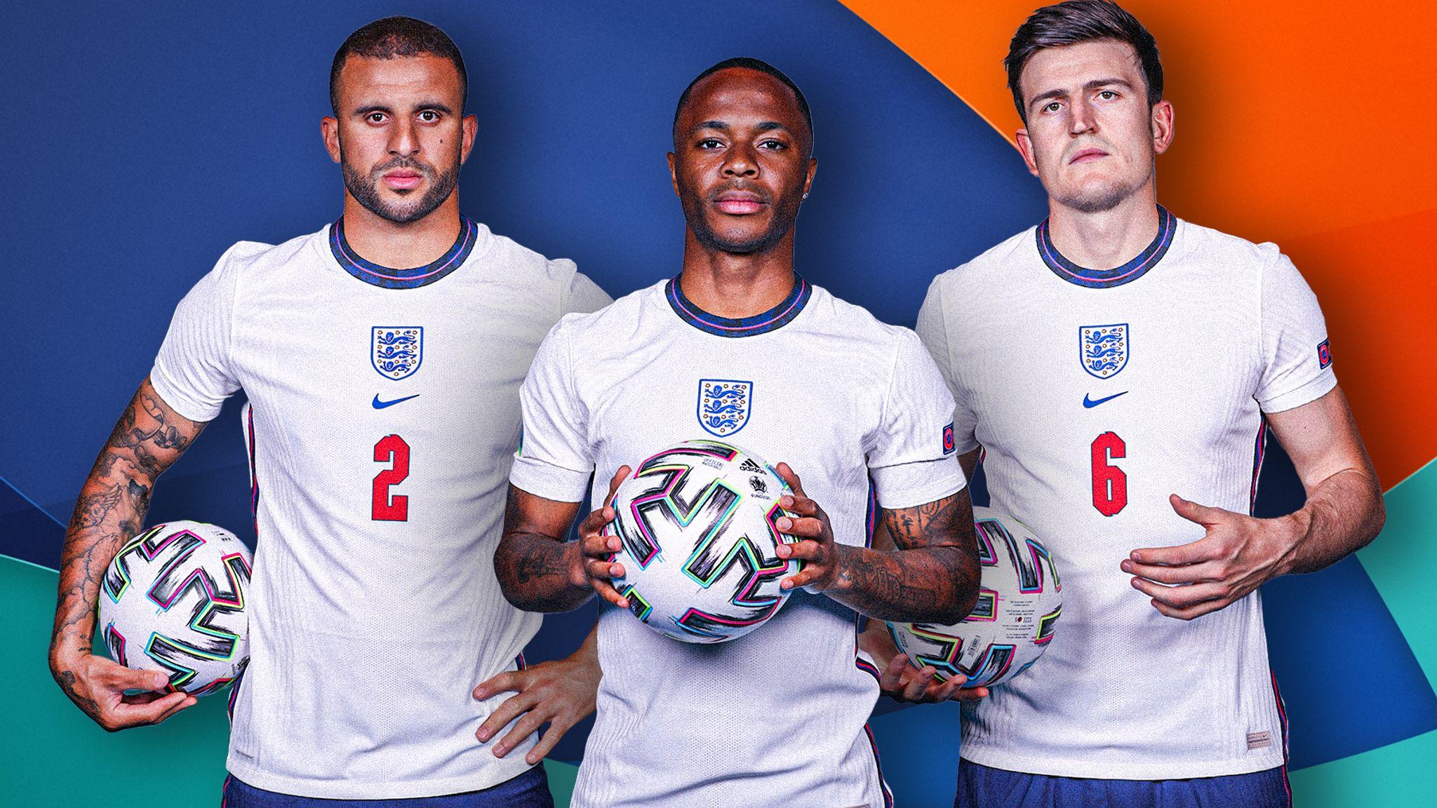 2048x1152 Euro 2020: England trio Raheem Sterling, Kyle Walker and Harry Maguire in UEFA Team of the Tournament