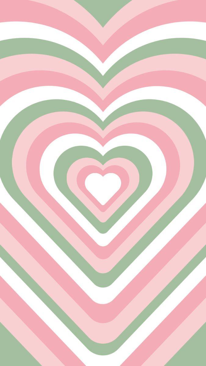 675x1200 heart wallpaper. Pink wallpaper ipad, Pink and green wallpaper, Heart wallpaper