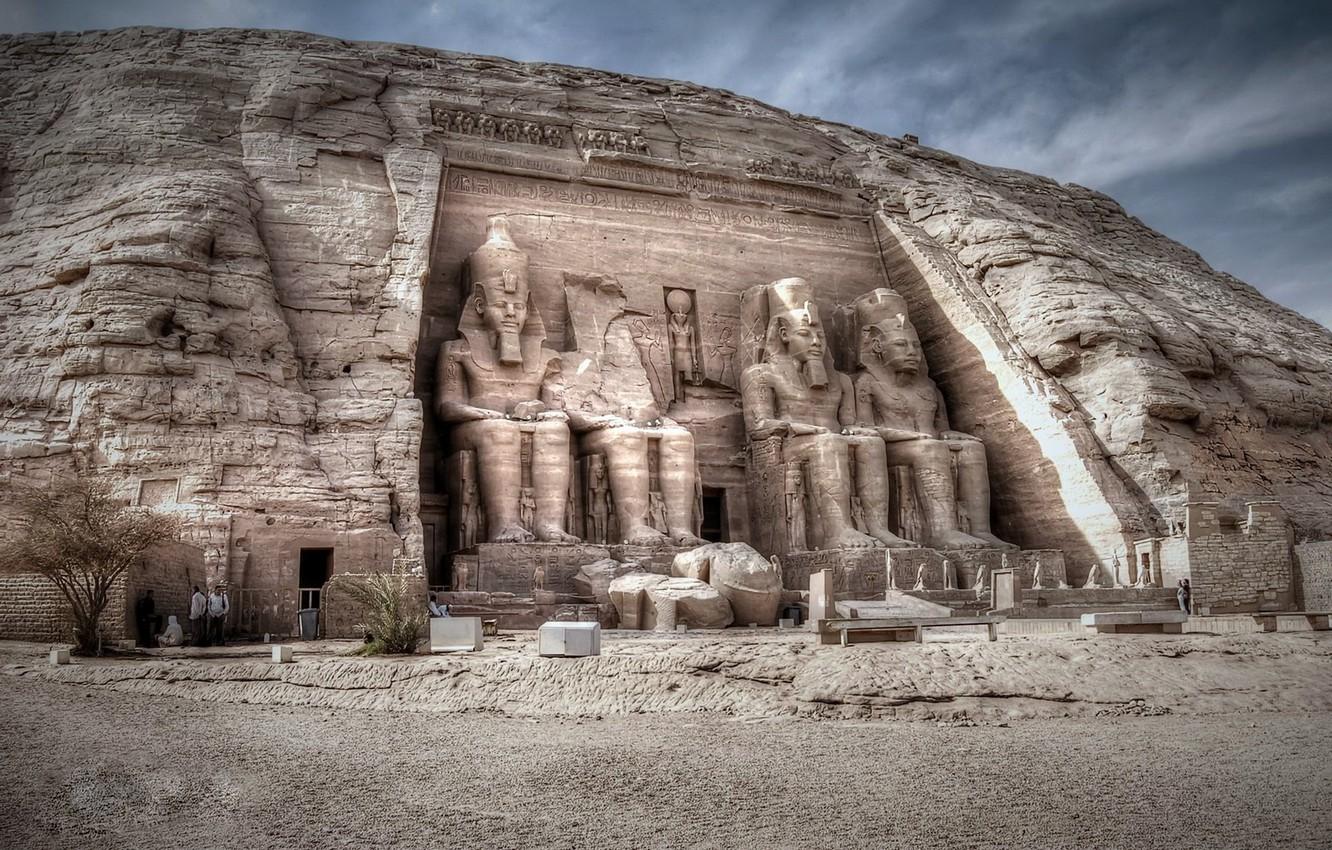 1332x850 Wallpaper Abu Simbel, Nubia, Egypt, Asuan image for desktop, section разное