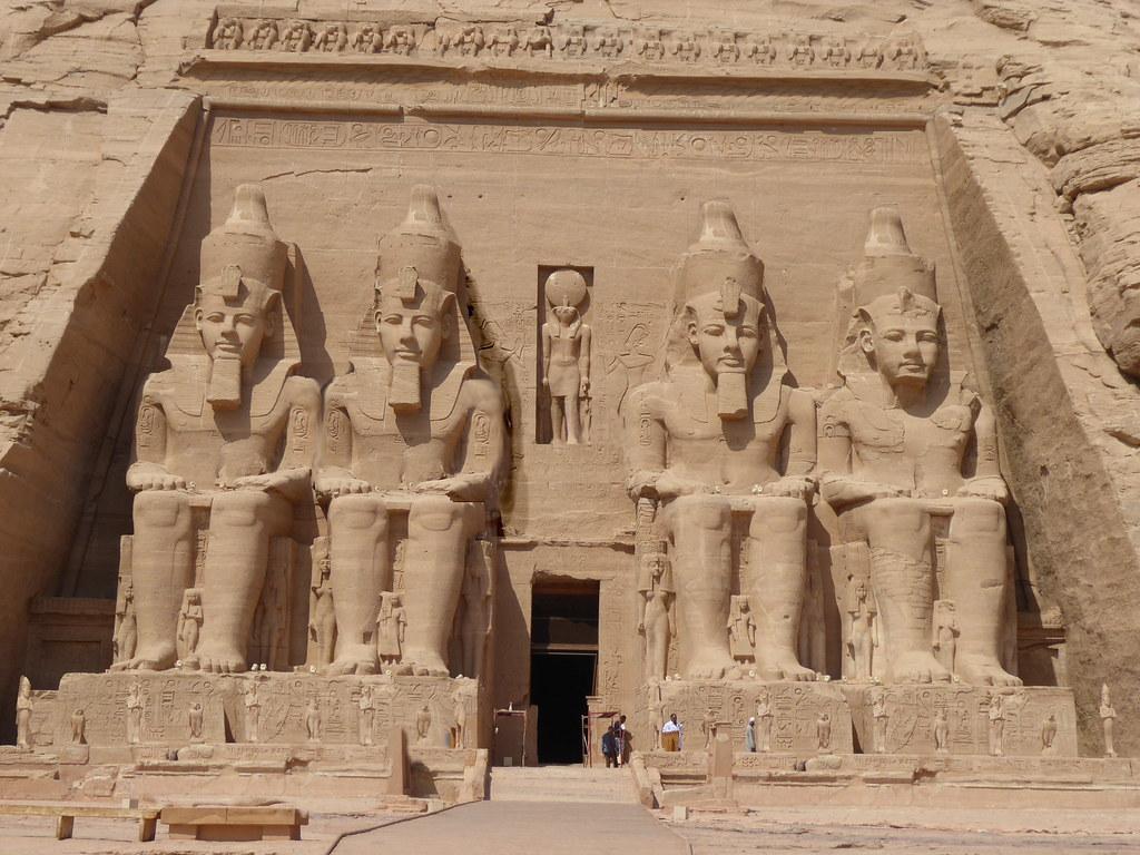 1024x768 Abu Simbel Temple Digitally Restored. The Rock Cut Temples