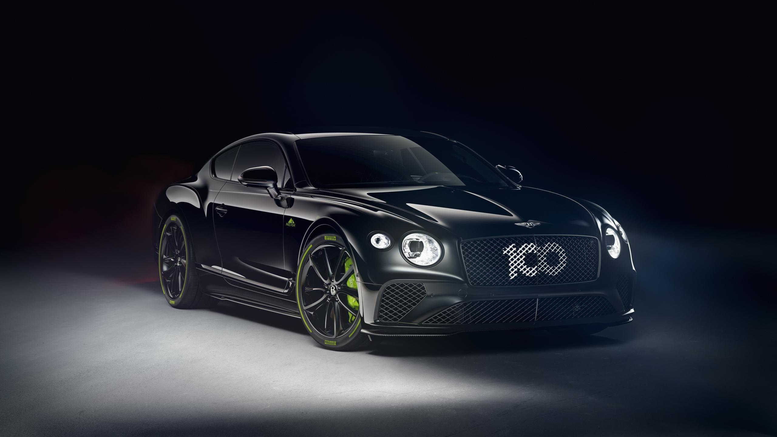 2560x1440 Download wallpaper 2560x1440 black bentley continental gt, luxury car, dual wide 16:9 2560x1440 HD background, 23547