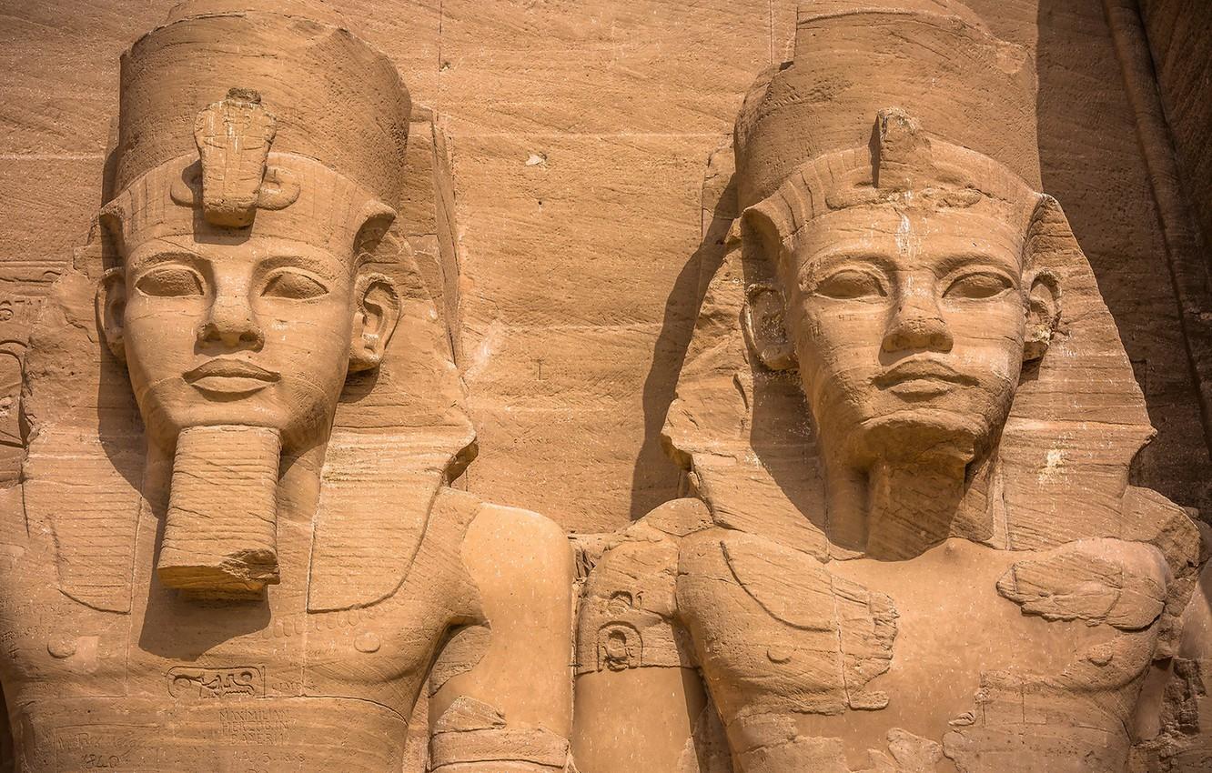 1332x850 Wallpaper ancient, statues, Abu Simbel image for desktop, section разное