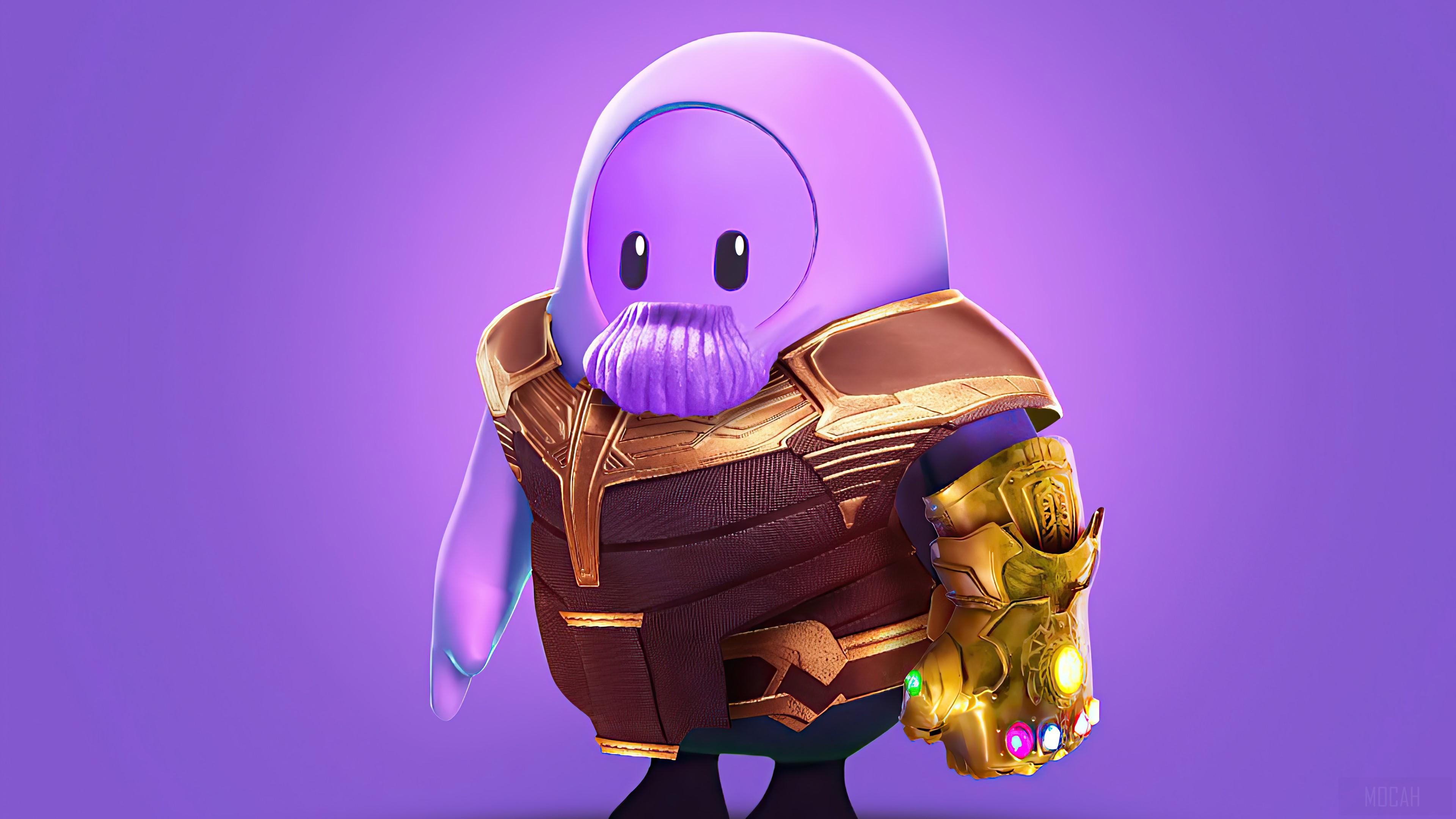 3840x2160 Thanos, Fall Guys Ultimate Knockout, Video Game 4k Gallery HD Wallpaper
