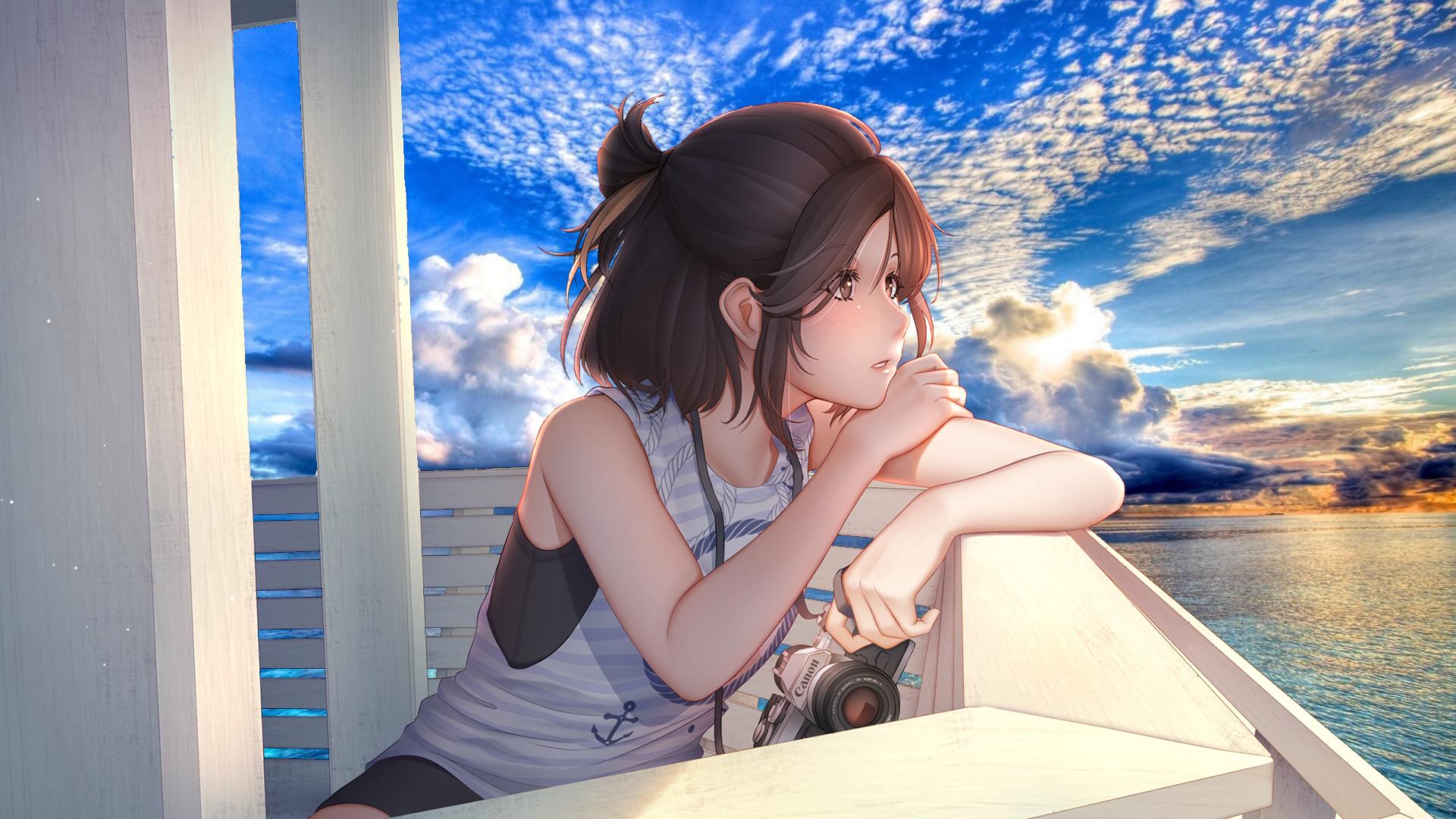 1920x1080 Free download Anime Girls In Real Background Photo HD Wallpaper 1920x1080 ID [1920x1080] for your Desktop, Mobile & Tablet. Explore Real Wallpaper. Real Love Wallpaper, Real Funny Wallpaper, Real Madrid Background