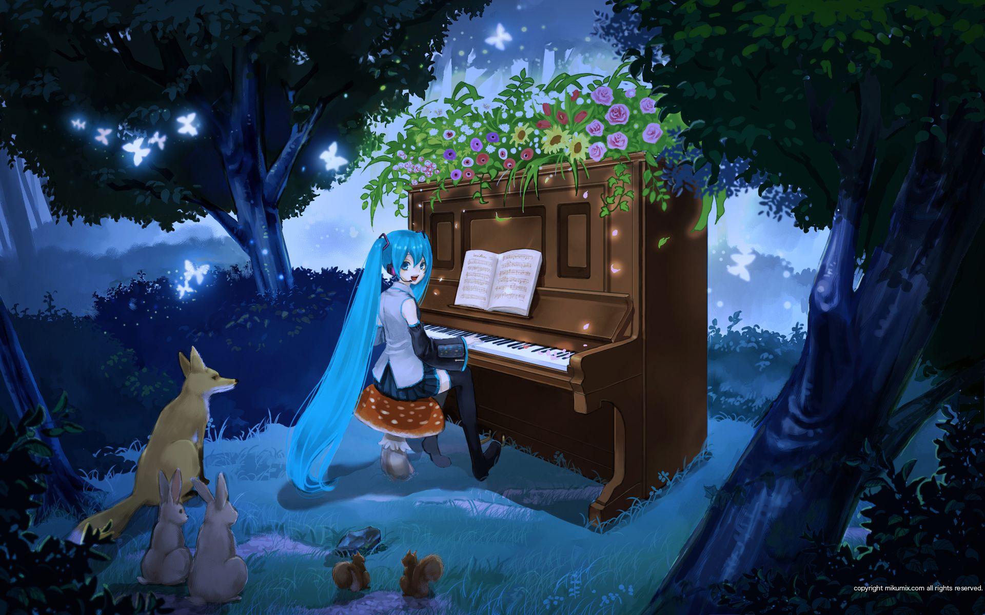 1920x1200 Anime Wallpaper. Vocaloid, Hatsune miku, Miku
