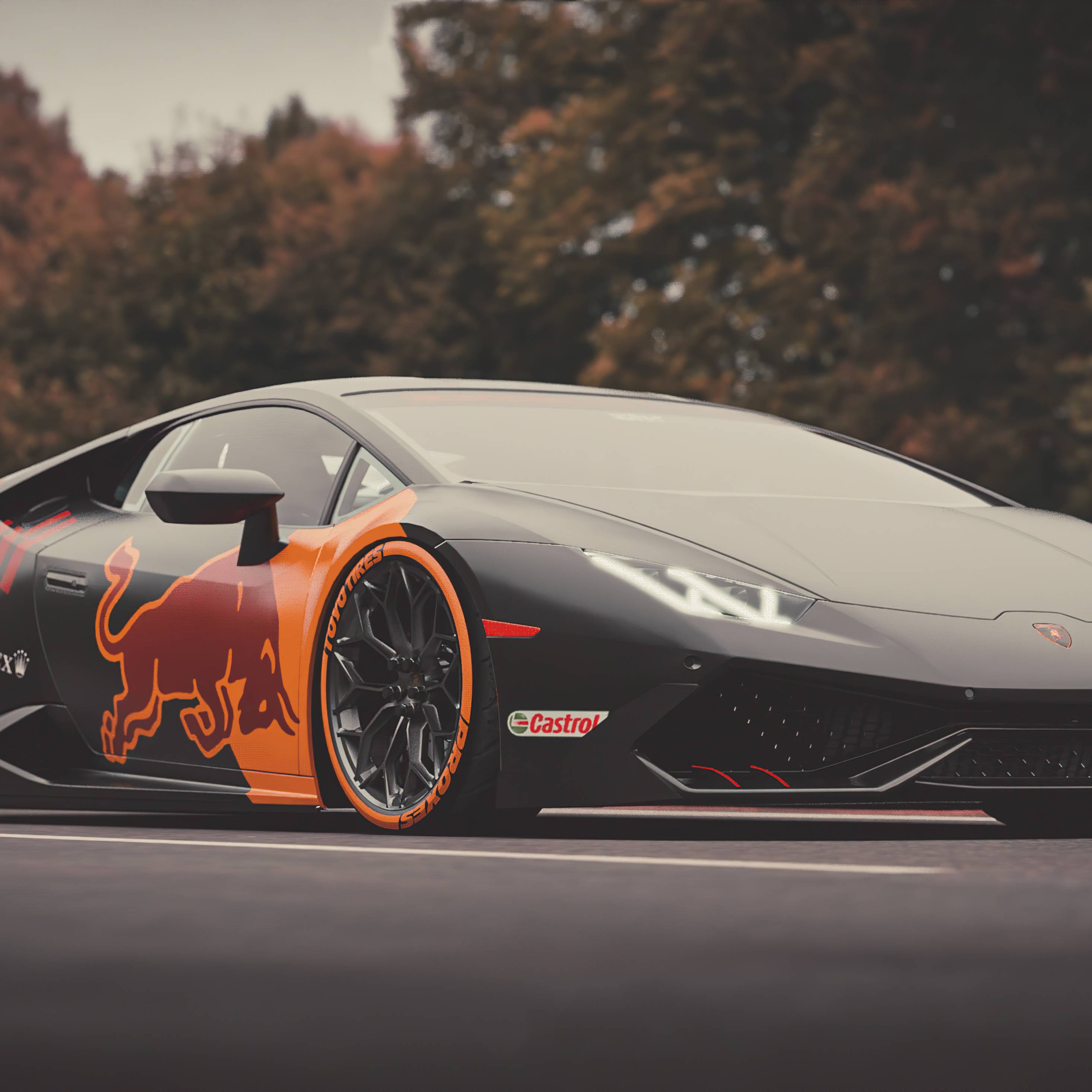 2932x2932 Red Bull Lamborghini Huracan 4k 2020 iPad Pro Retina Display HD 4k Wallpaper, Image, Background, Photo and Picture