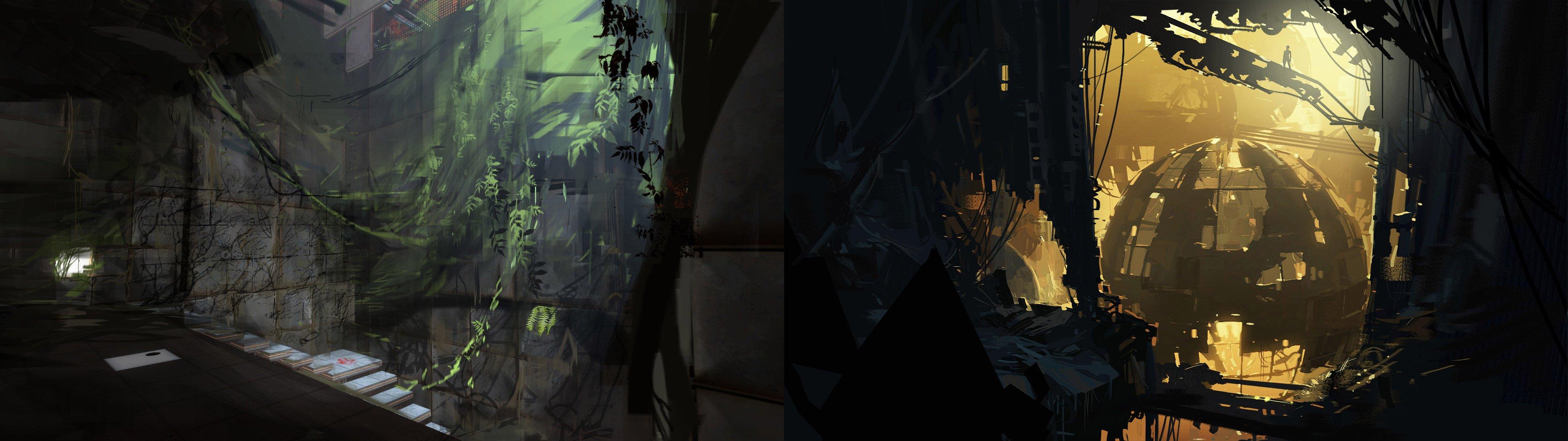 3840x1080 dual, Monitor, Screen, Portal, Game Wallpaper HD / Desktop and Mobile Background