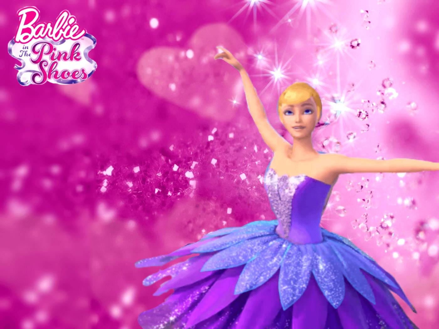 1400x1050 Download Barbie In The Pink Shoes Ballerina Wallpaper