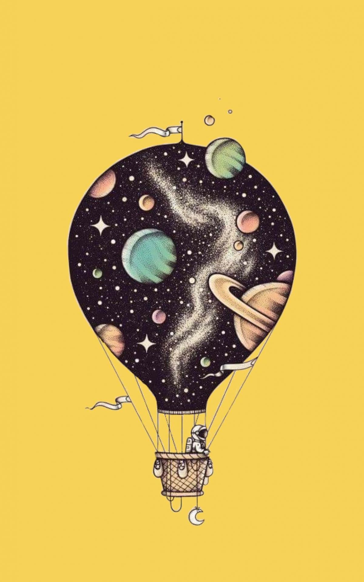 1200x1920 Cute Astronaut Wallpaper