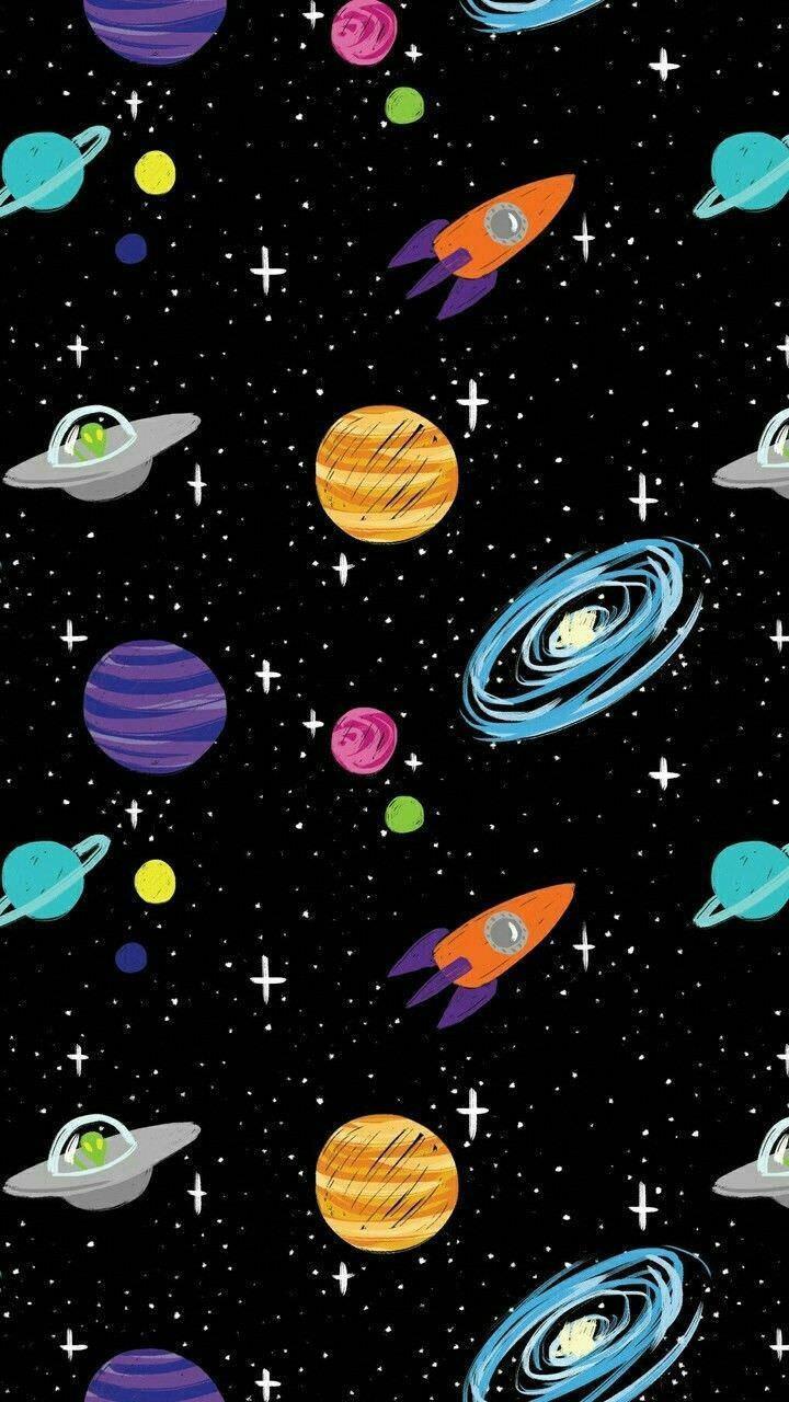 720x1280 Download Cute Space Galaxy iPhone Wallpaper