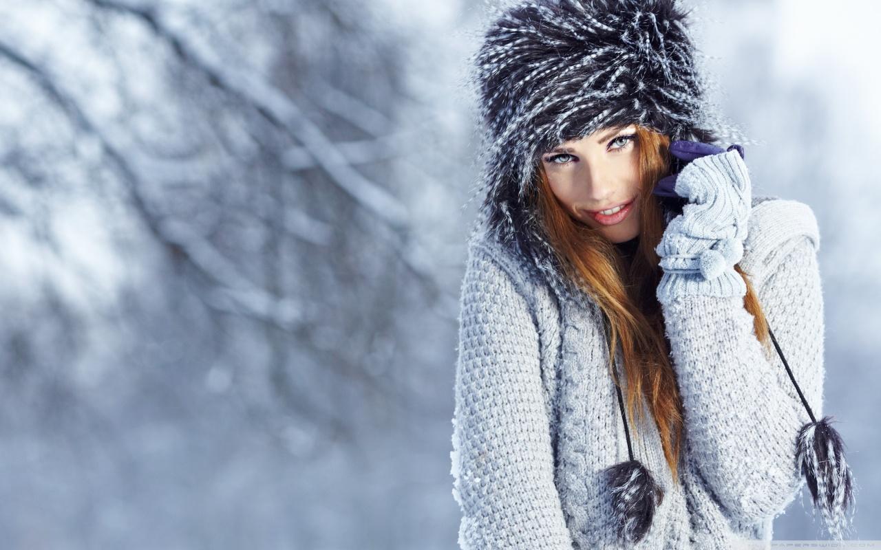 1280x800 Winter Girl Portrait Ultra HD Desktop Background Wallpaper for 4K UHD TV : Widescreen & UltraWide Desktop & Laptop : Tablet