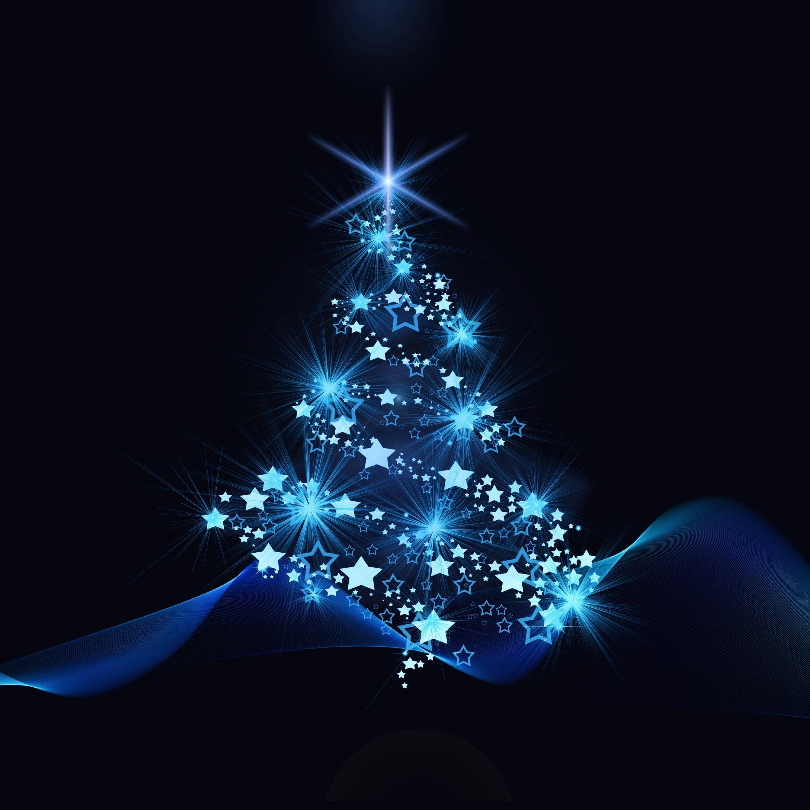 2732x2732 Wallpaper Weekends: Christmas Tree iPhone and iPad Wallpaper