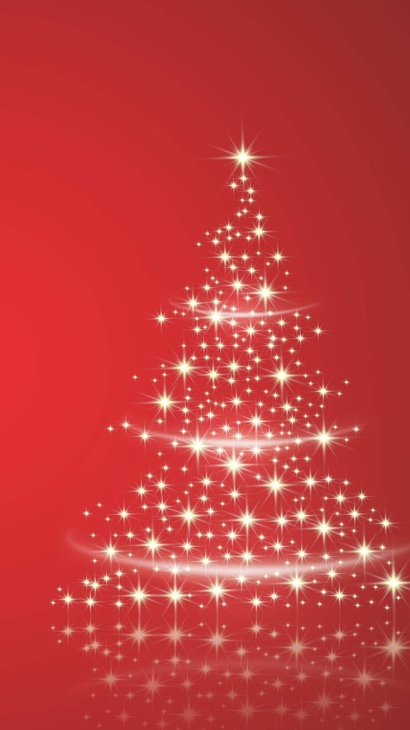 1440x2560 Christmas Tree Wallpaper 4K, Sparkles, Celebrations Christmas
