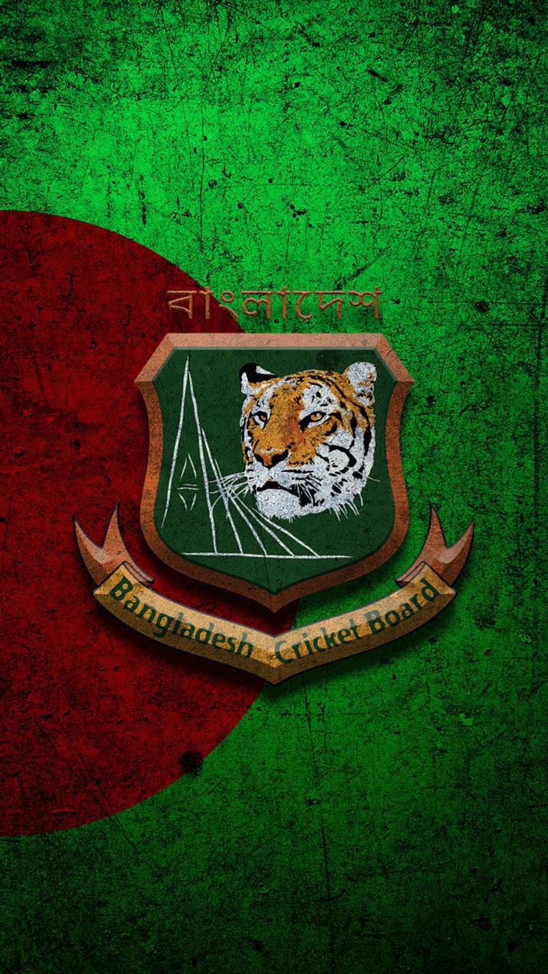 800x1422 Download Bangladesh Cricket Tiger Logo Wallpaper