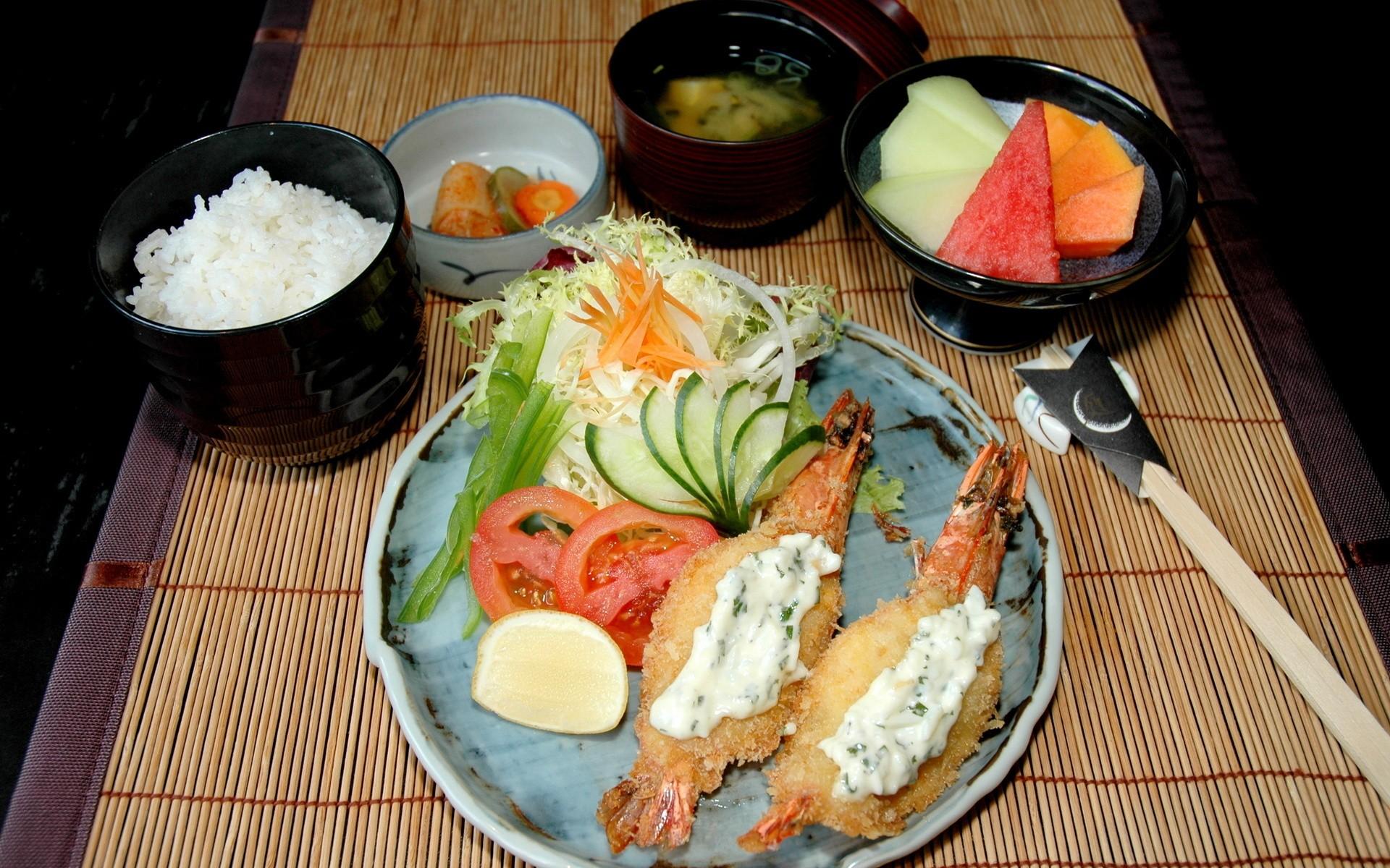 1920x1200 Food rice tempura wallpaperx1200