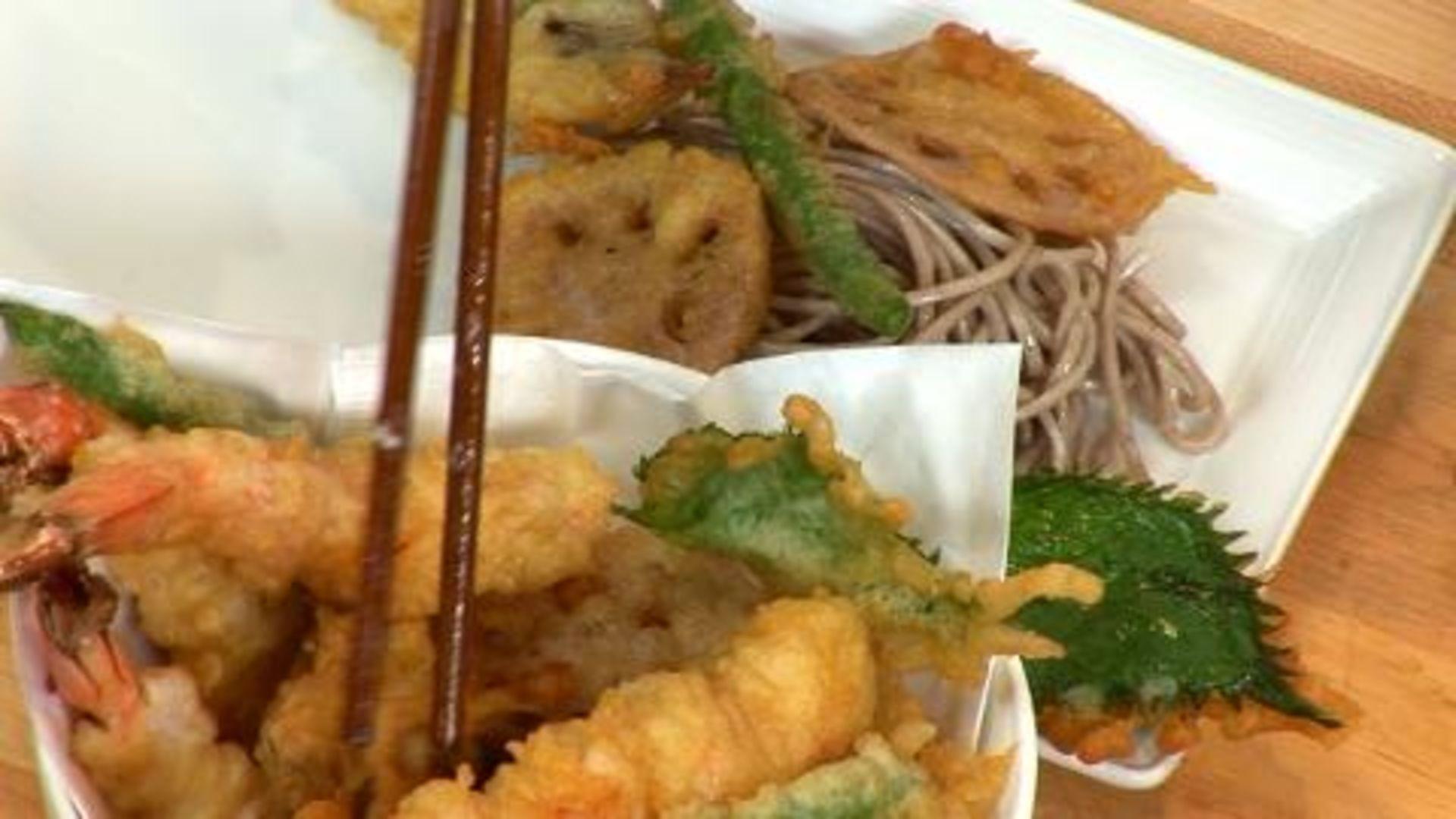 1920x1080 Watch How to Make Japanese Tempura Shrimp and Vegetables, Part 2. Around the World in 80 Dishes