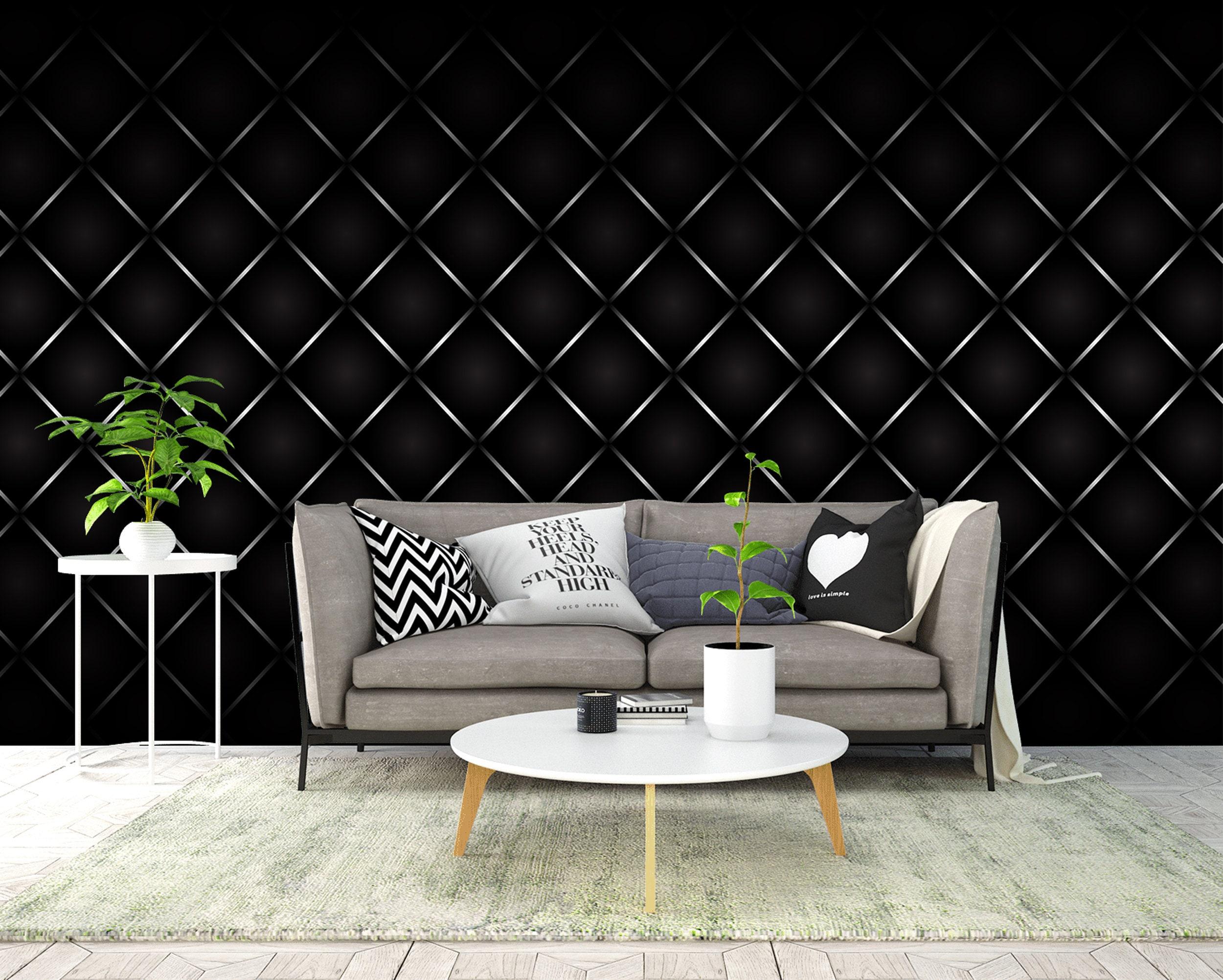2500x2003 Black Geometric Background With White Stripes Wallpaper Wall