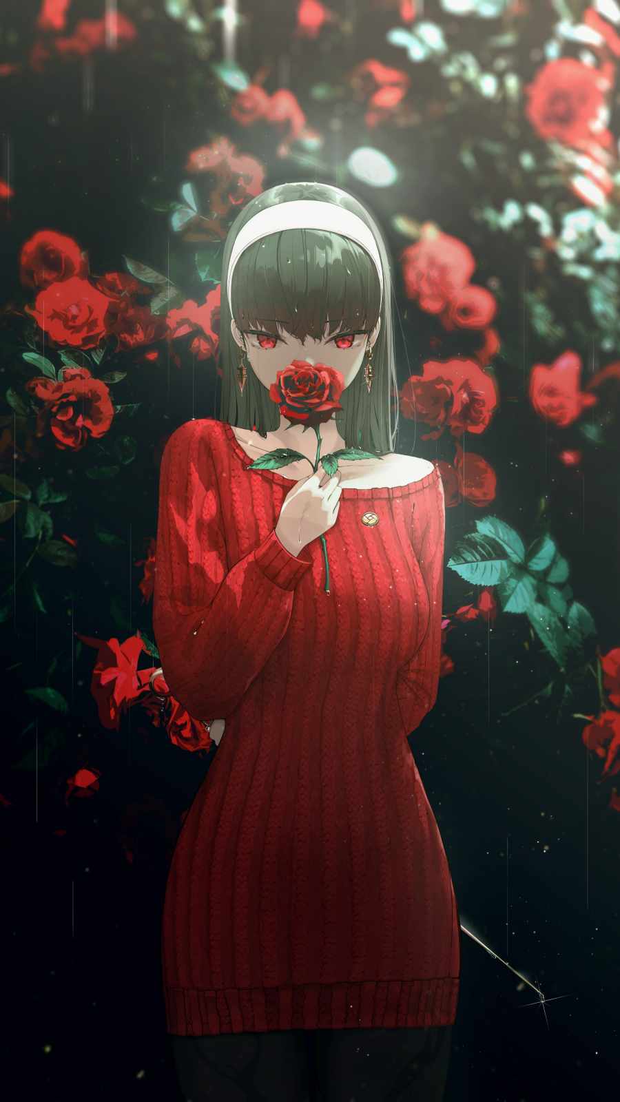 900x1600 Rose Girl IPhone 13 Wallpaper Wallpaper : iPhone Wallpaper