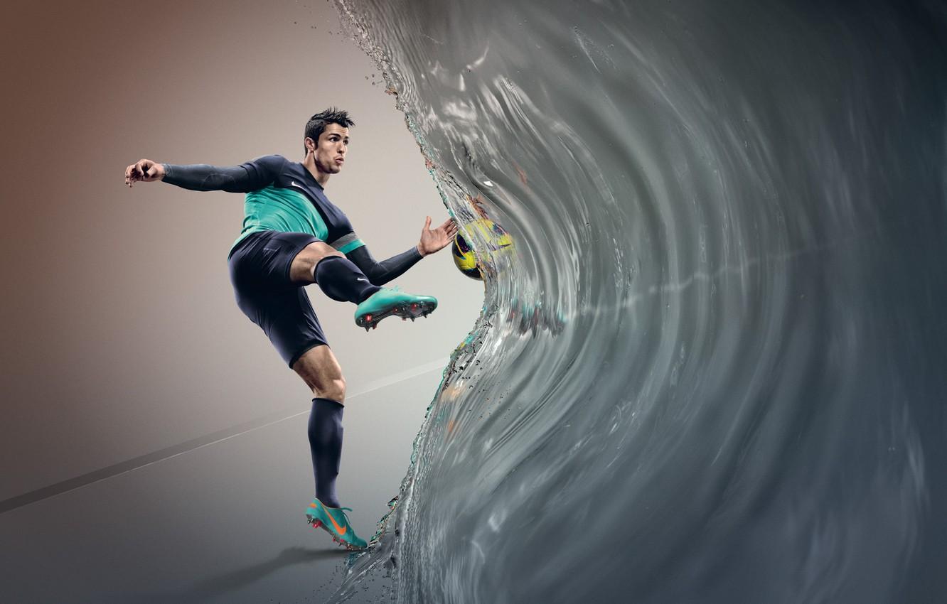 1332x850 Wallpaper Sport, Football, Cristiano Ronaldo, Real Madrid, Real Madrid, Cristiano Ronaldo, Player, My Time Is Now, NIKE image for desktop, section спорт