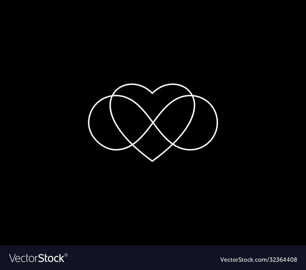 1000x880 Two hearts and endless loop symbol logo. Infinity love logotype. Valentine and relationship vector sign icon. Downlo. Logo design love, Logo infinity, Symbol logo