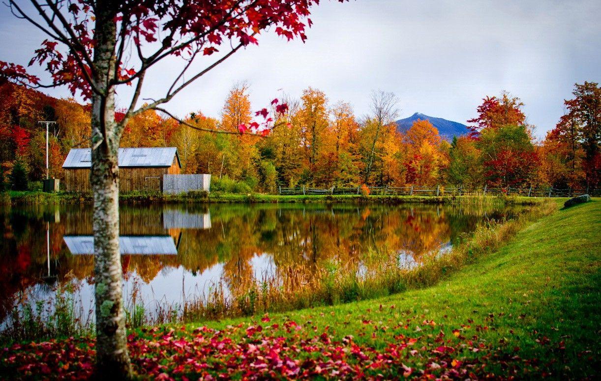 Vermont Autumn Scenes Desktop Wallpaper