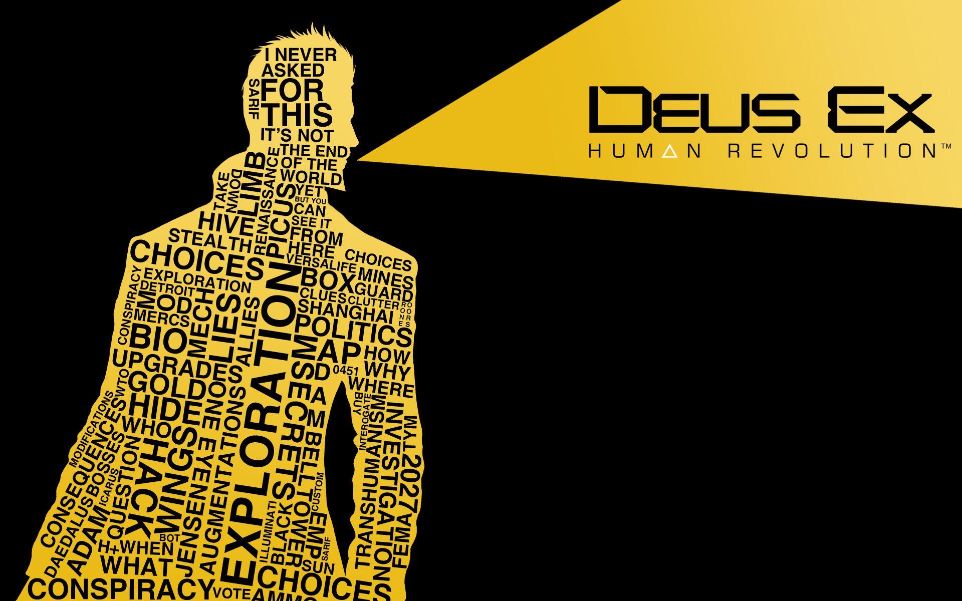 1920x1200 Deus Ex Human Revolution wallpaper. Deus ex human, Deus ex, Deus