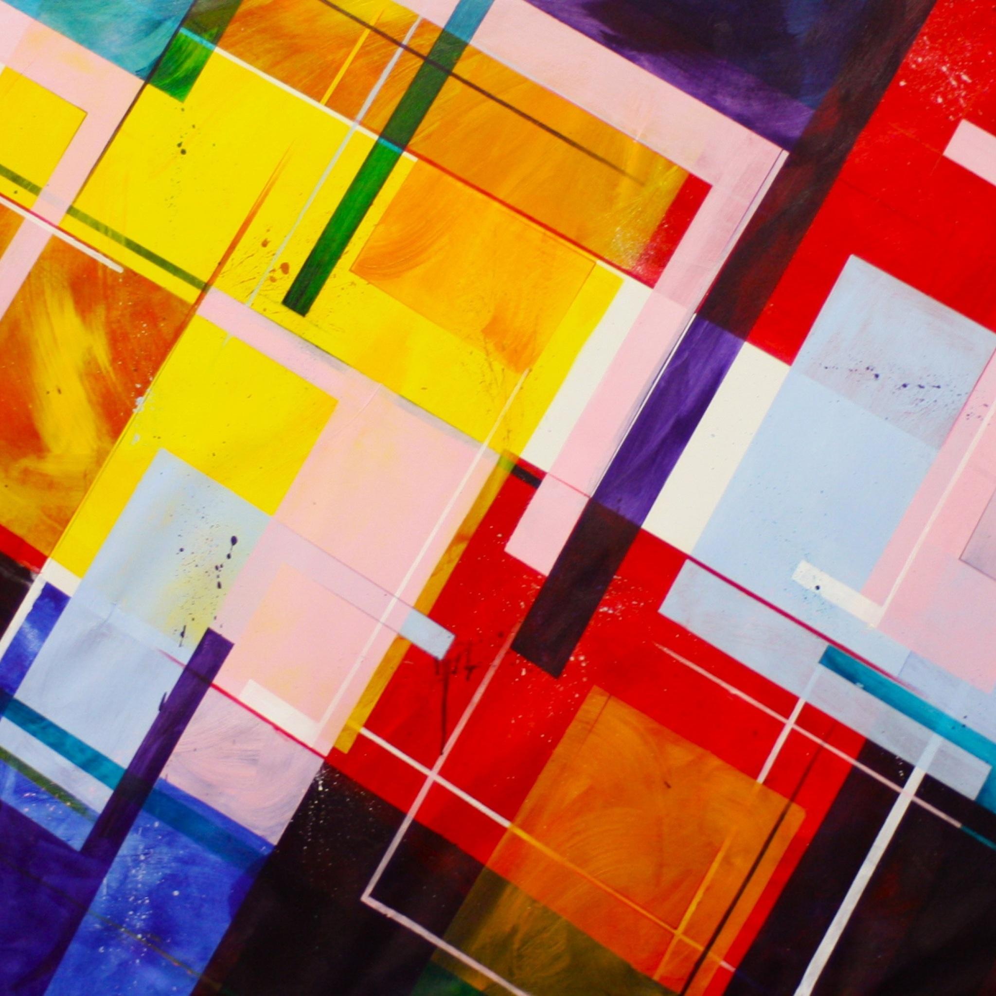 2048x2048 Wallpaper 4k Abstract Lines Colorful 4k Wallpaper