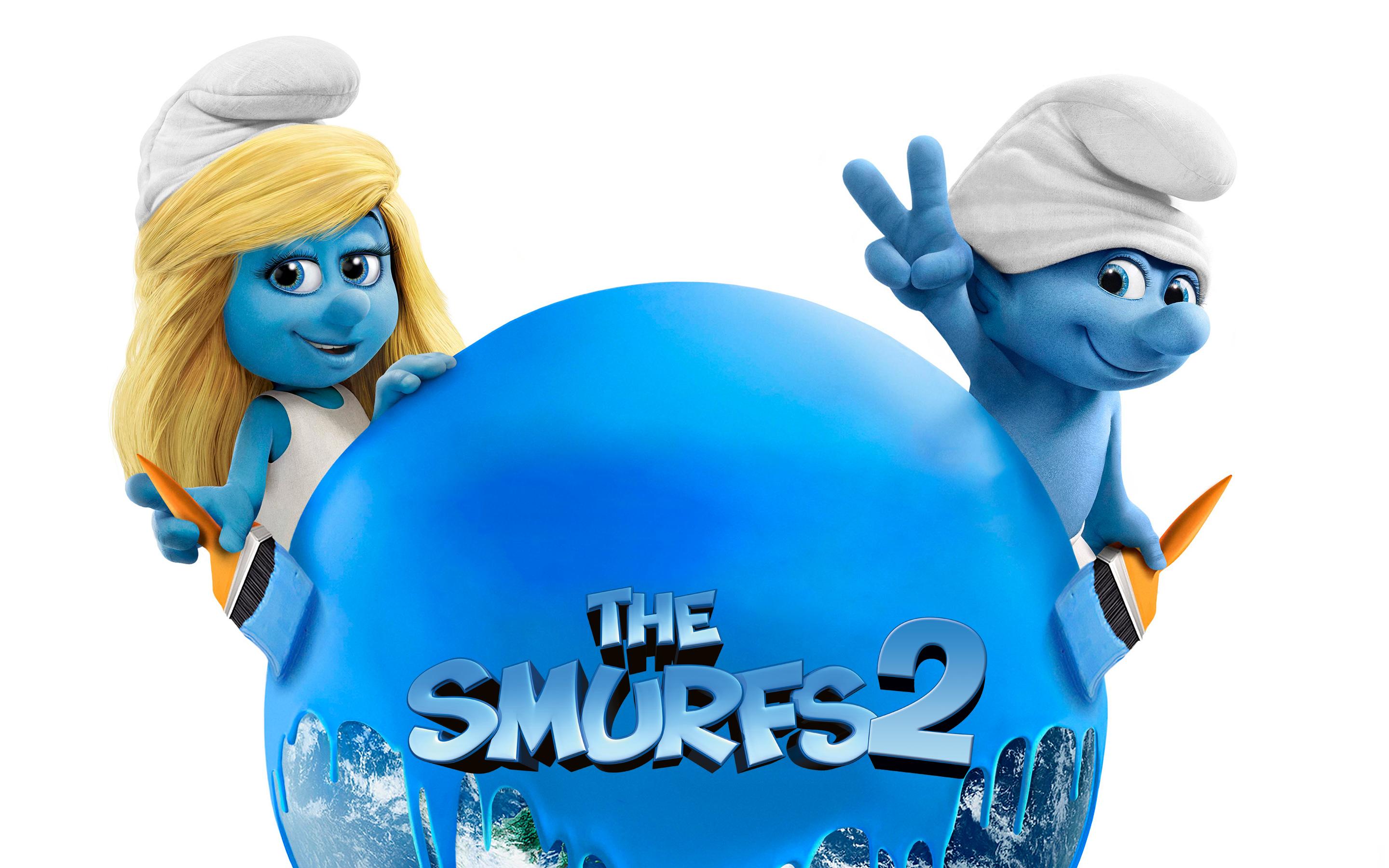 2880x1800 The Smurfs 2 HD wallpaper