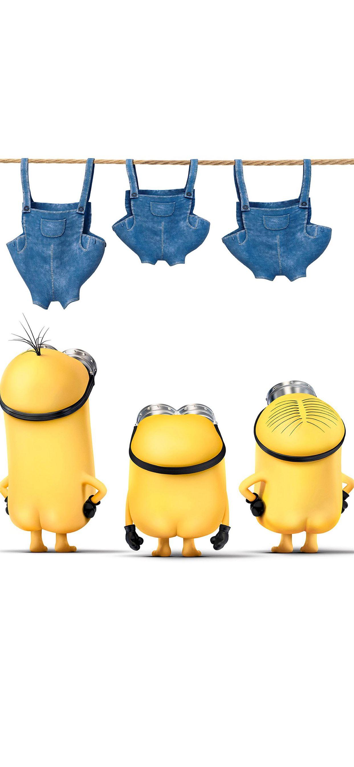 1242x2688 Minions despicable nude me cute yellow art illustration iPhone X Wallpaper Free Download