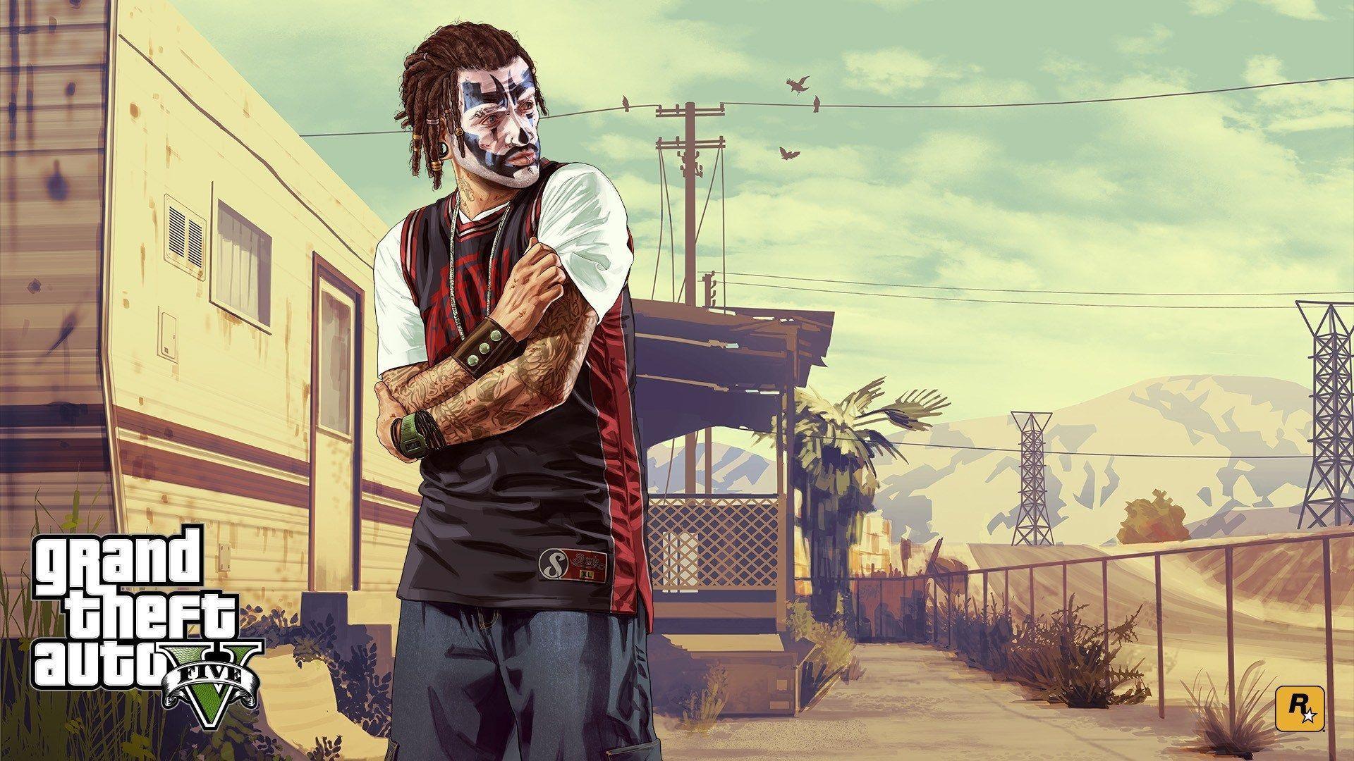 1920x1080 GTA V Fan Art Wallpaper
