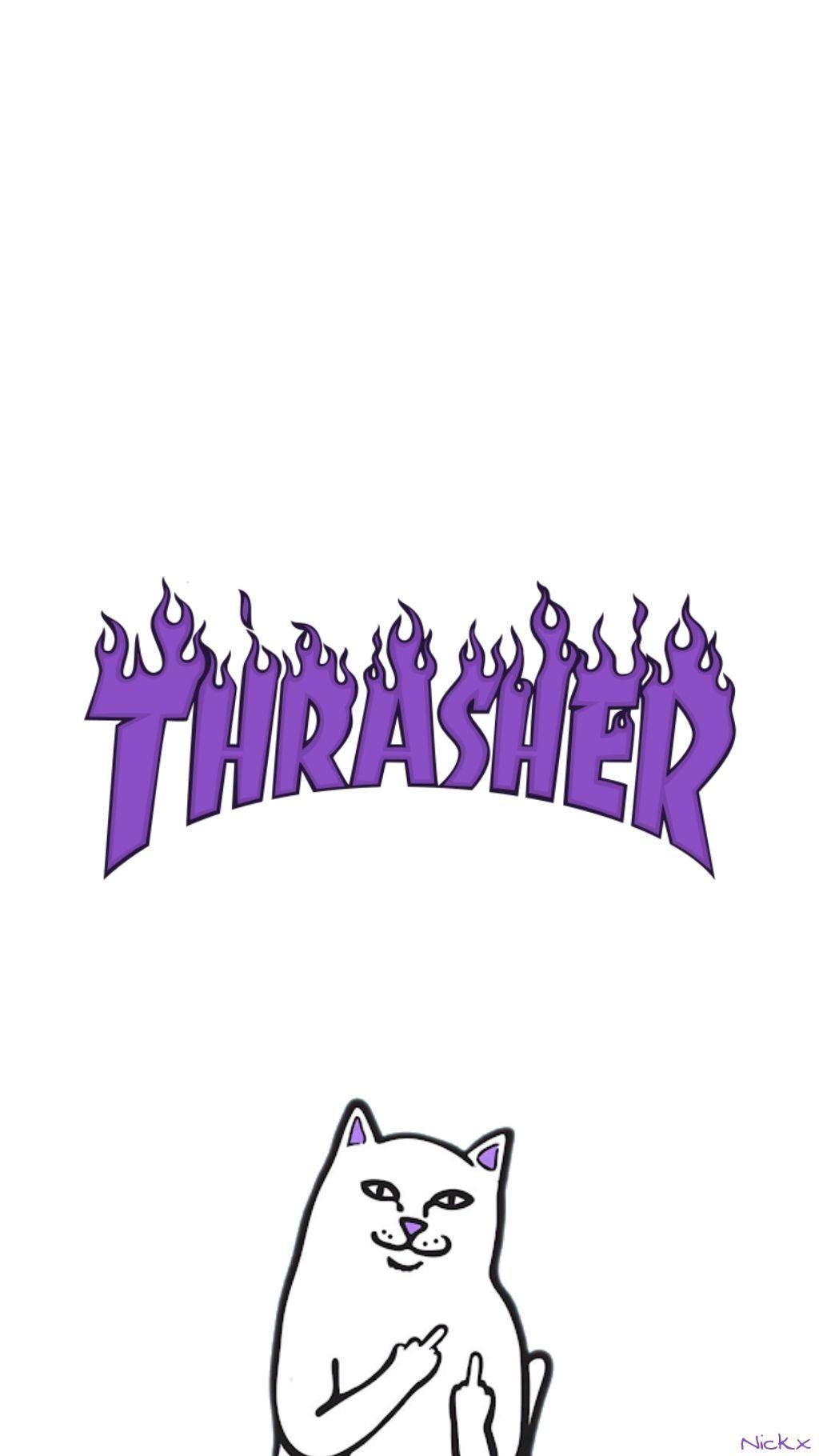 1024x1820 iPhone Thrasher Wallpaper