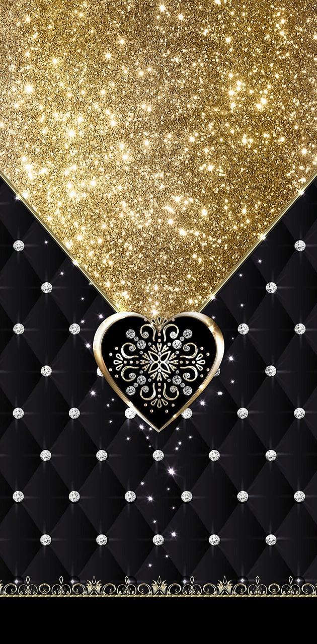 Gold Glitter Hearts Wallpapers - Top Free Gold Glitter Hearts