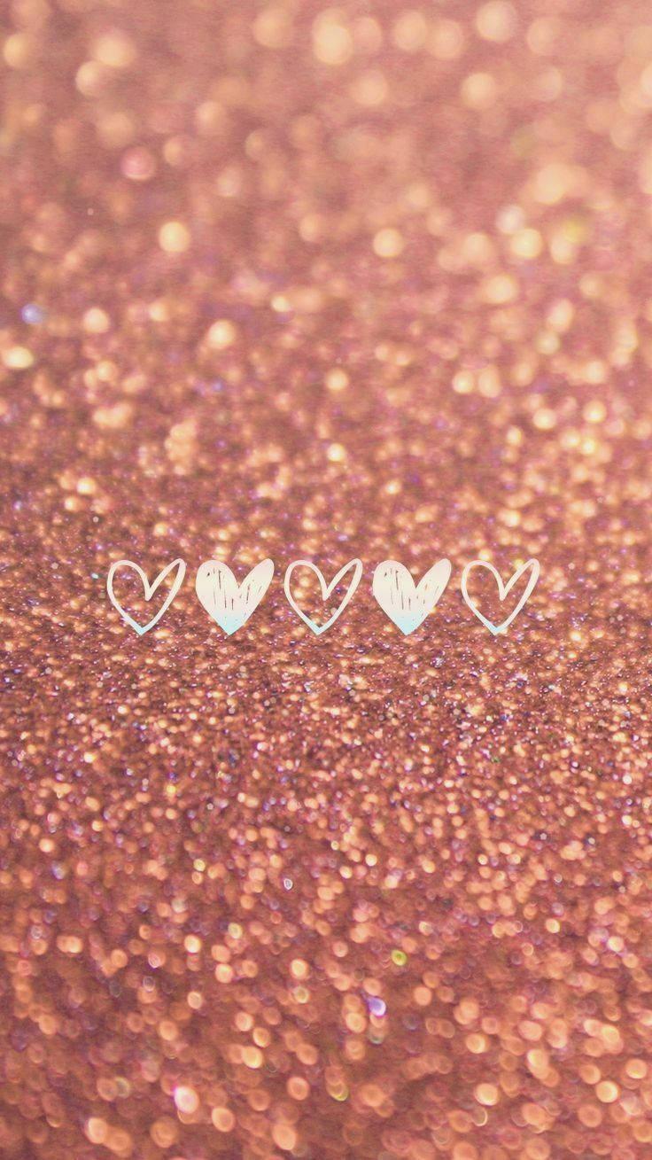 Gold Glitter Hearts Wallpapers - Top Free Gold Glitter Hearts