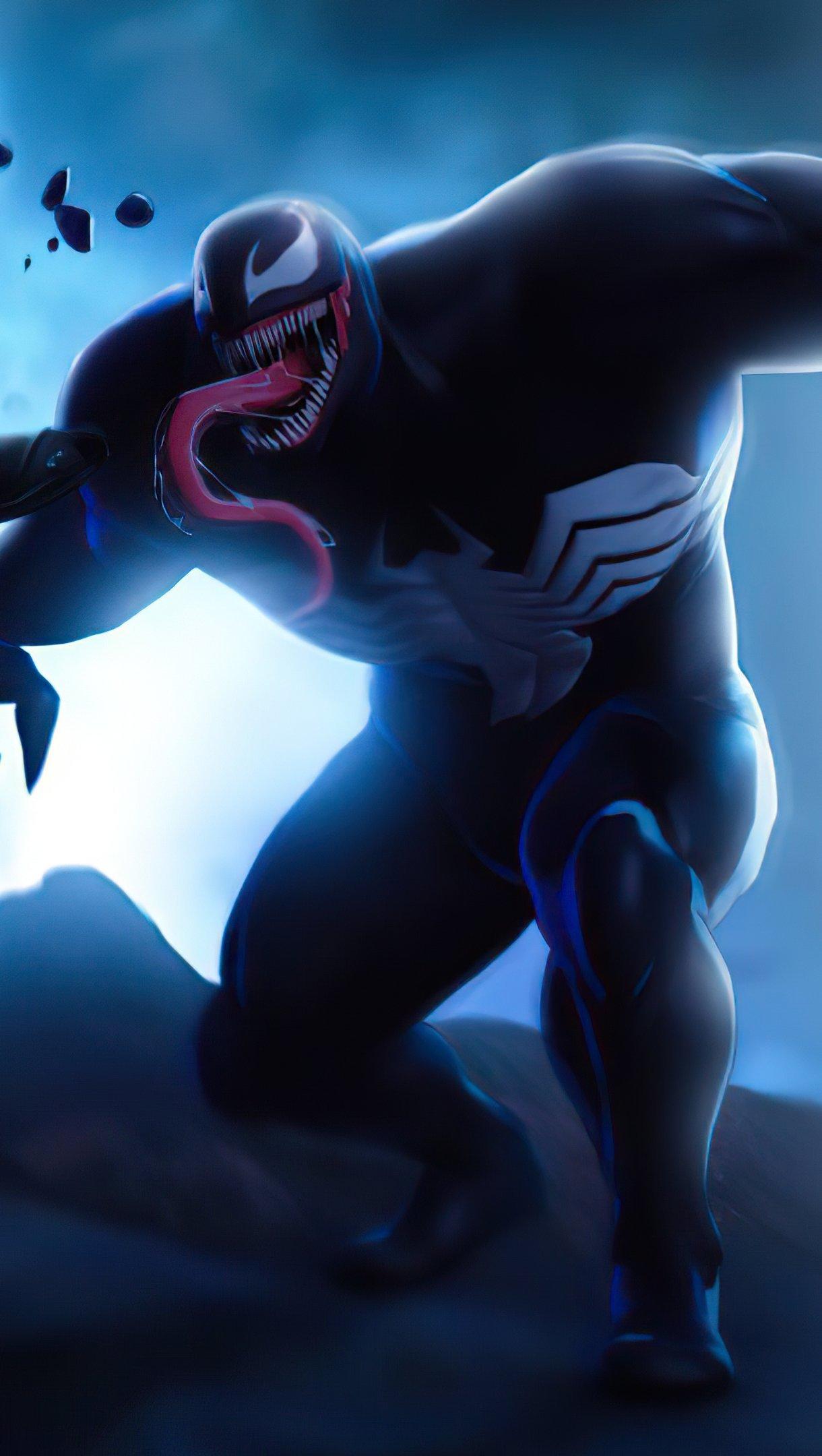1220x2160 Black Panther vs Venom Wallpaper 4k Ultra HD