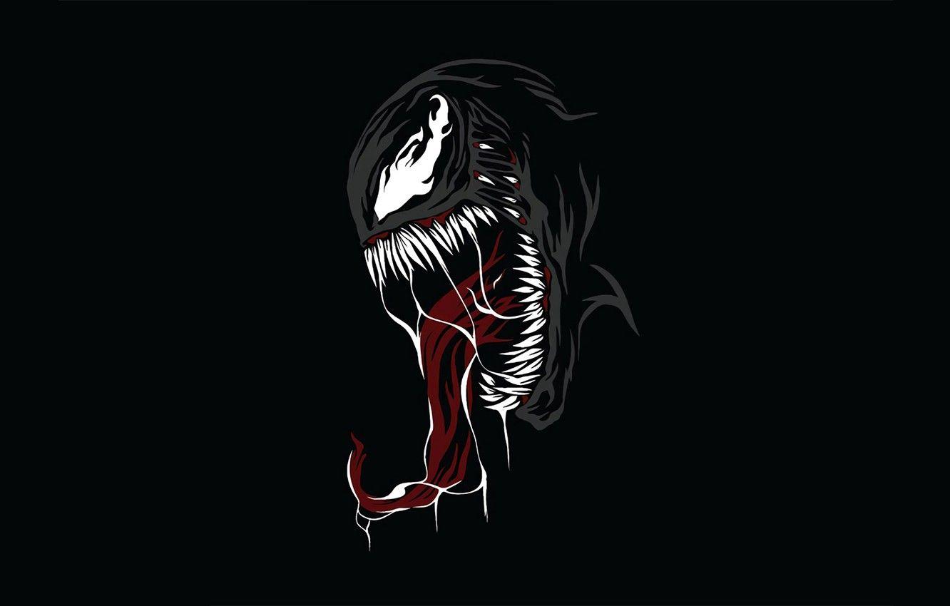 1332x850 Minimalist Venom Wallpaper