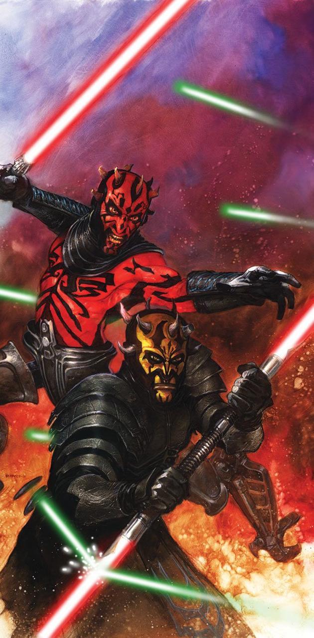 630x1280 Darth maul wallpaper