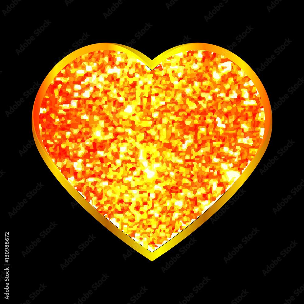 Gold Glitter Hearts Wallpapers - Top Free Gold Glitter Hearts