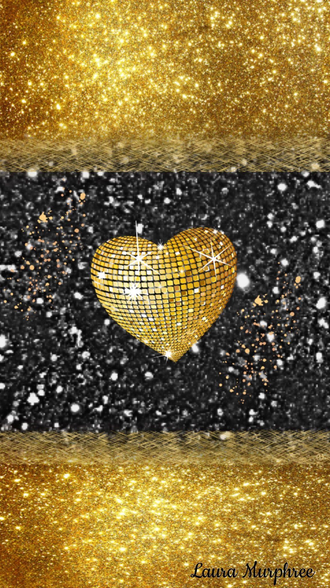 Gold Glitter Hearts Wallpapers - Top Free Gold Glitter Hearts